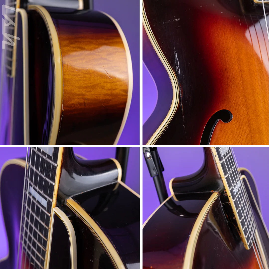 1940 D’Angelico Style B ArchTop Tobacco Burst - Image 8