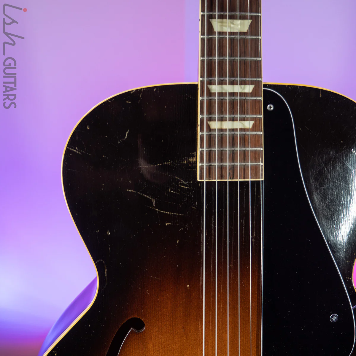 1950-1951 Gibson L-50 Archtop Sunburst Acoustic Guitar - Image 3