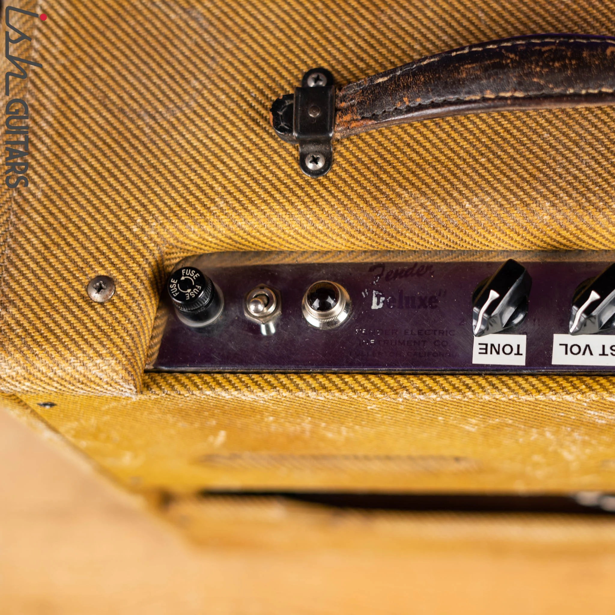 1955 Fender Deluxe 5D3 (Re-Tolexed) - Image 8