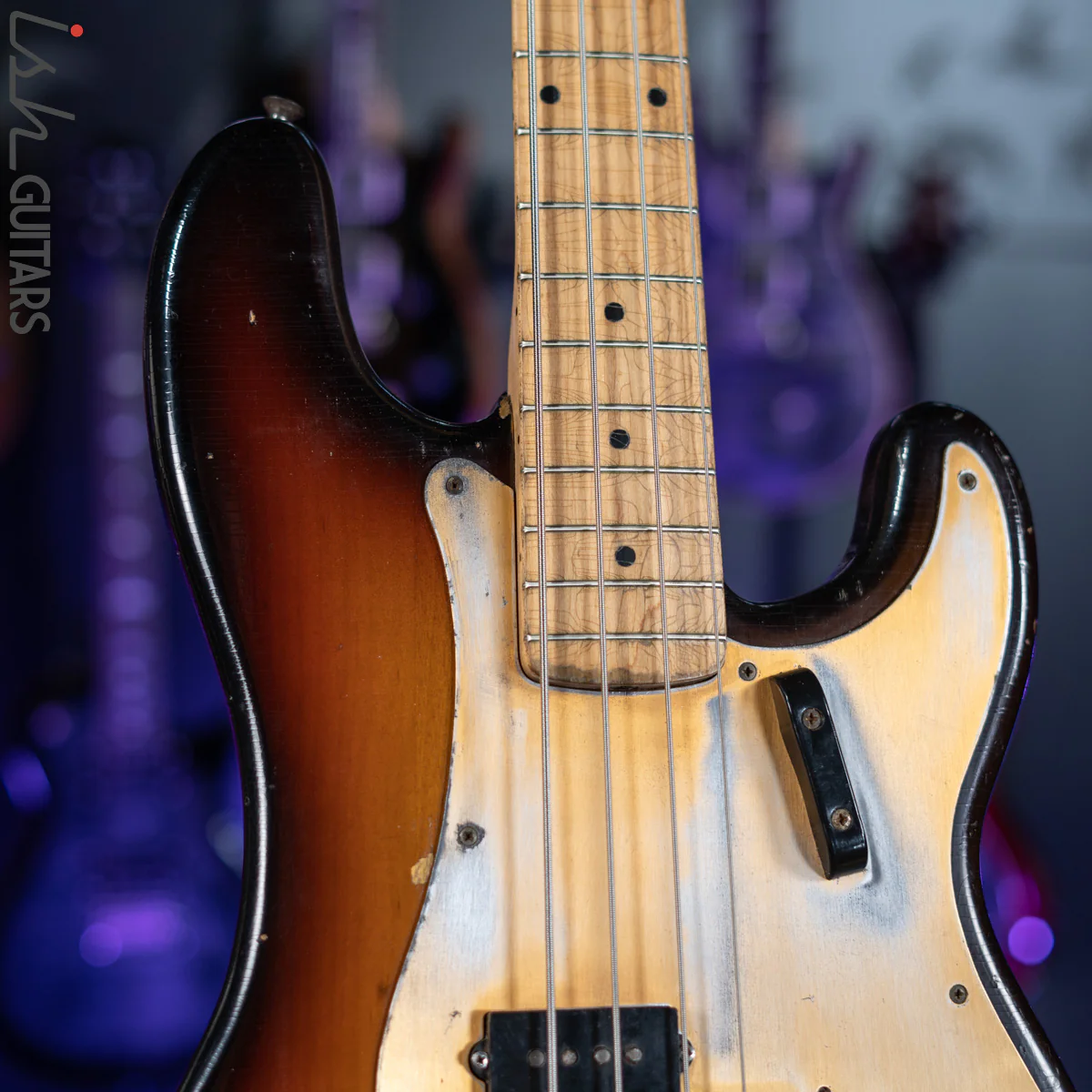 1958 Fender Precision Bass 3-Tone Sunburst - Image 3