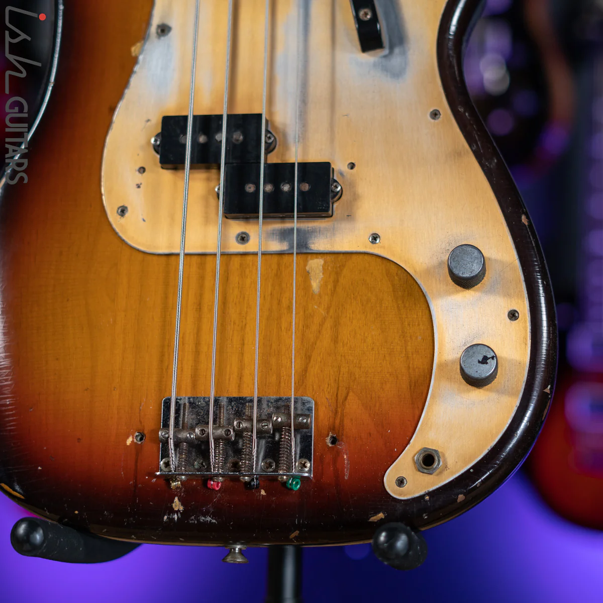 1958 Fender Precision Bass 3-Tone Sunburst - Image 4