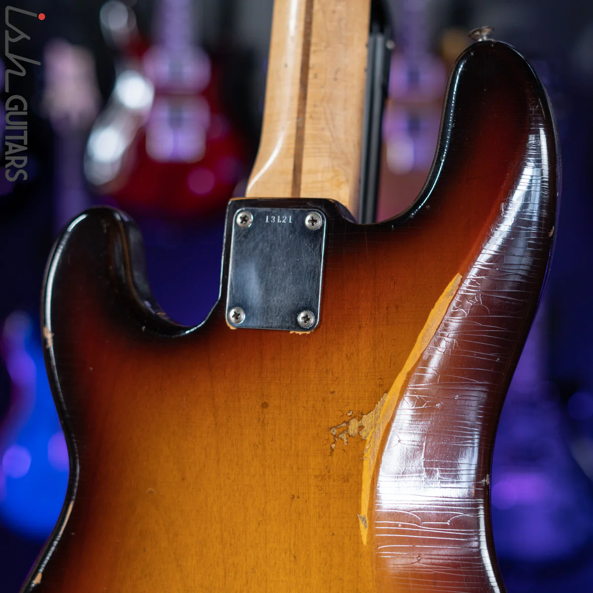 1958 Fender Precision Bass 3-Tone Sunburst - Image 9