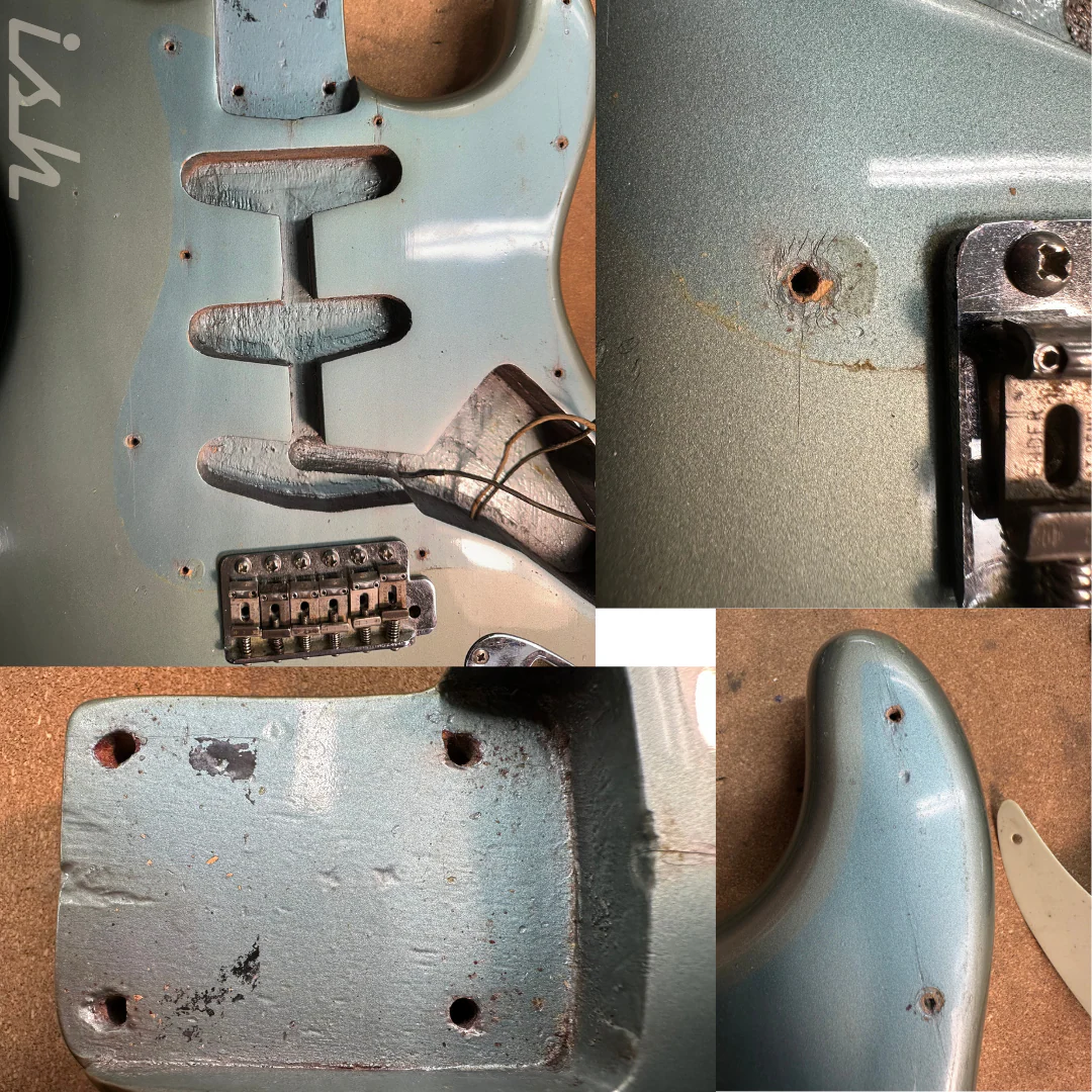 1959 Fender Stratocaster Mystic Ice Blue Refin - Image 25