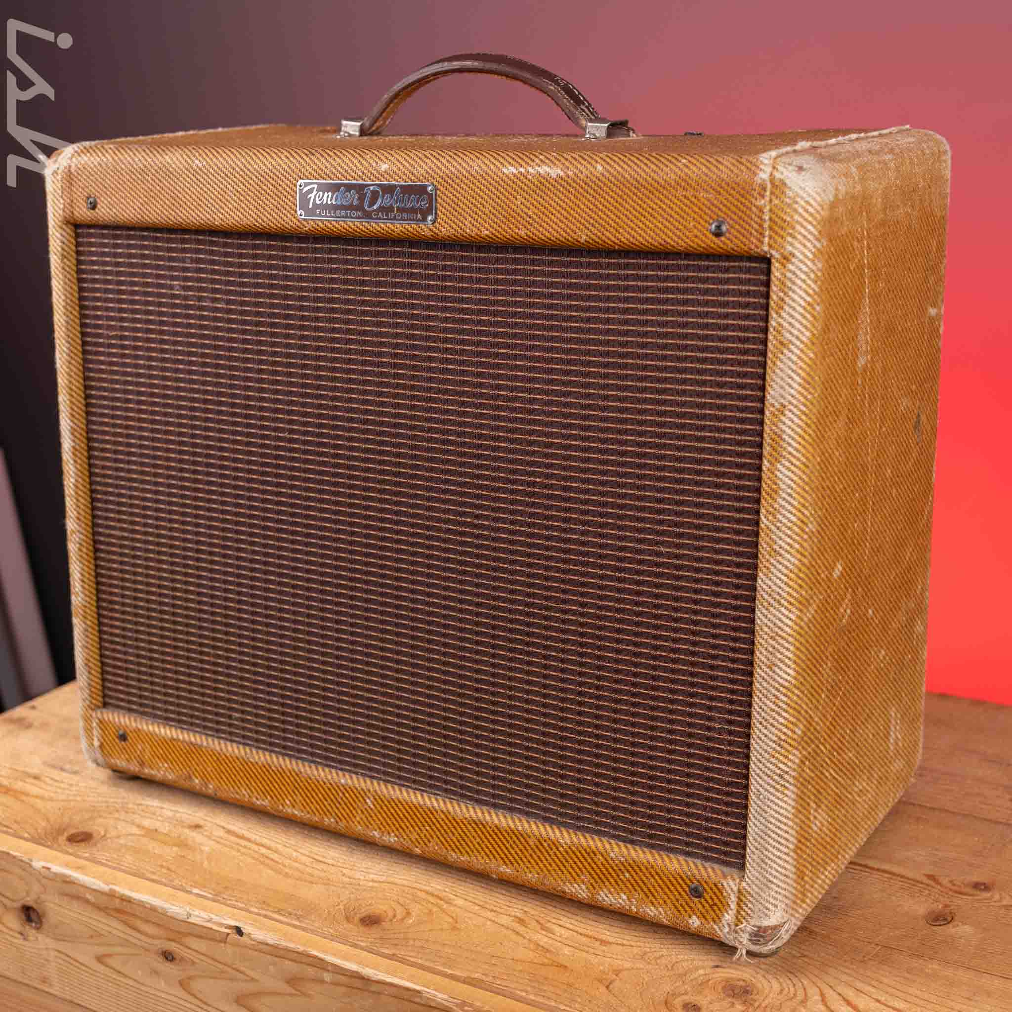 1957 Fender Deluxe Tweed 5E3 - Image 3