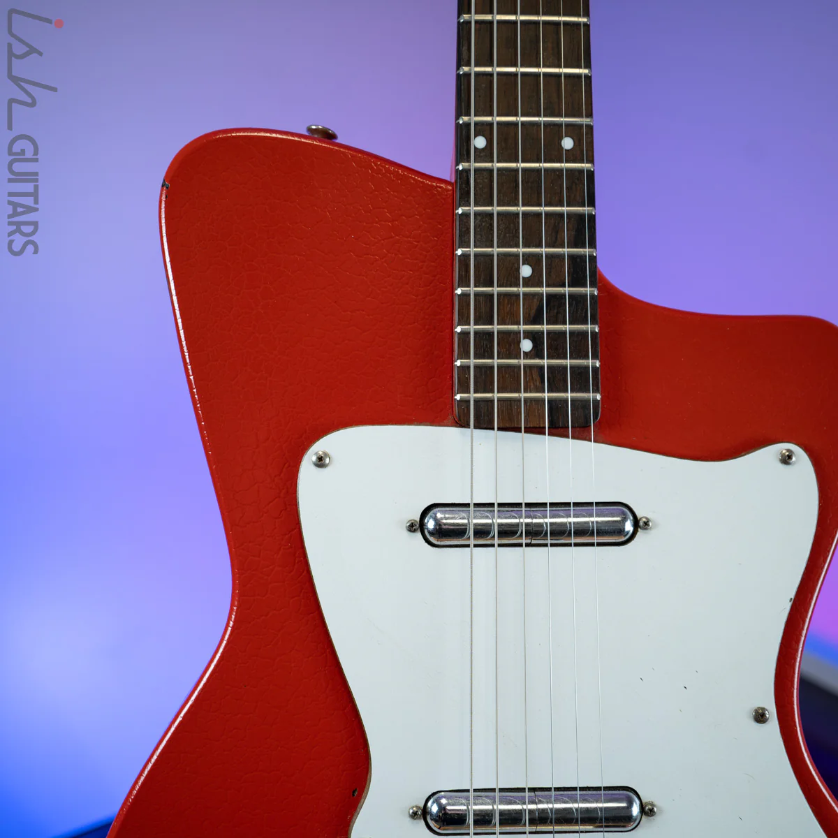 1960's Danelectro Hawk Red Solidbody - Image 10