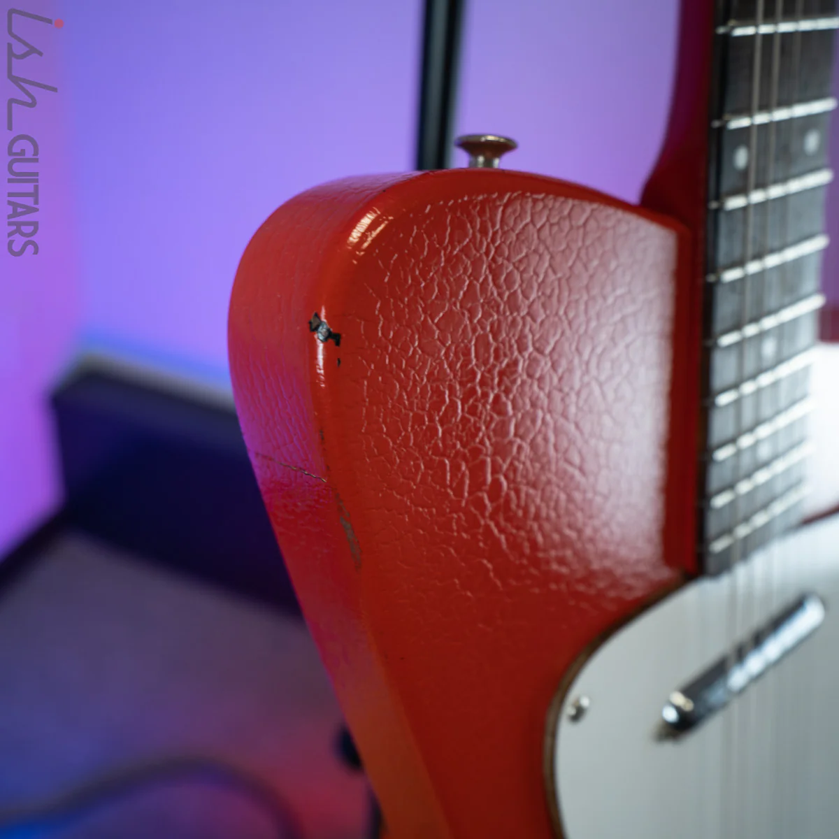 1960's Danelectro Hawk Red Solidbody - Image 7
