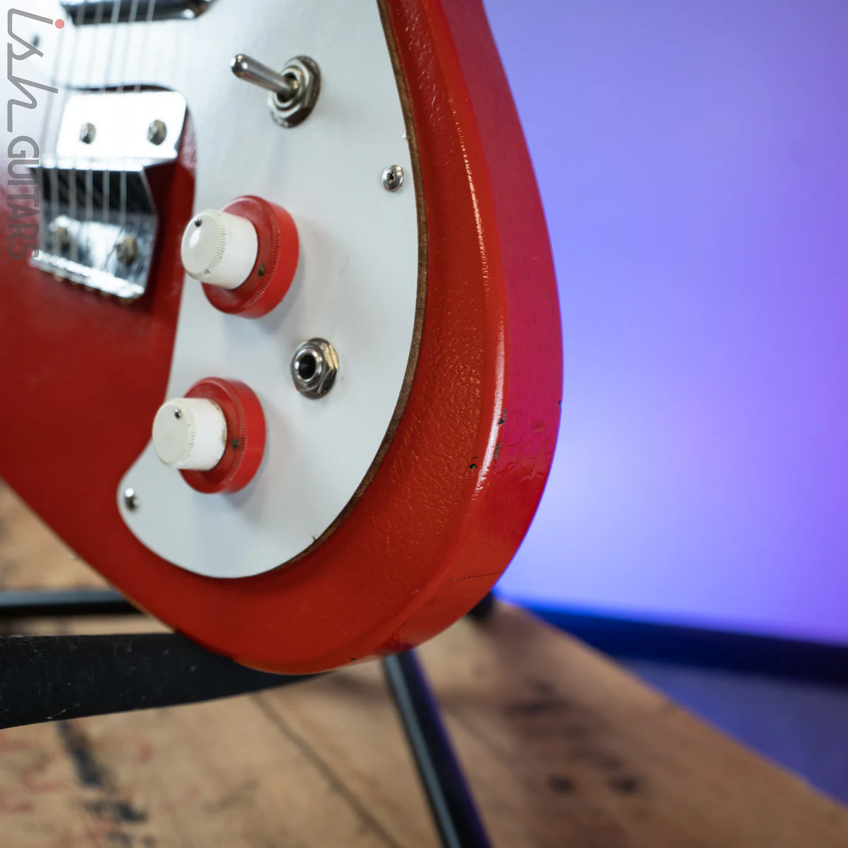 1960's Danelectro Hawk Red Solidbody - Image 8