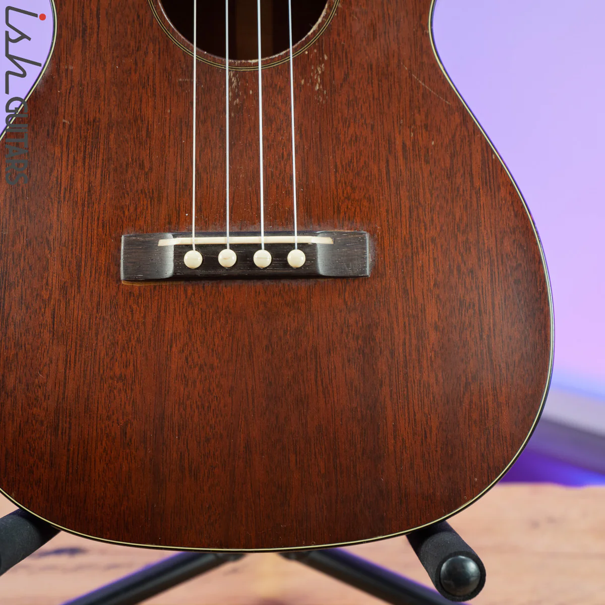 1960s Martin Baritone Ukulele with Planetary Tuners - Image 4