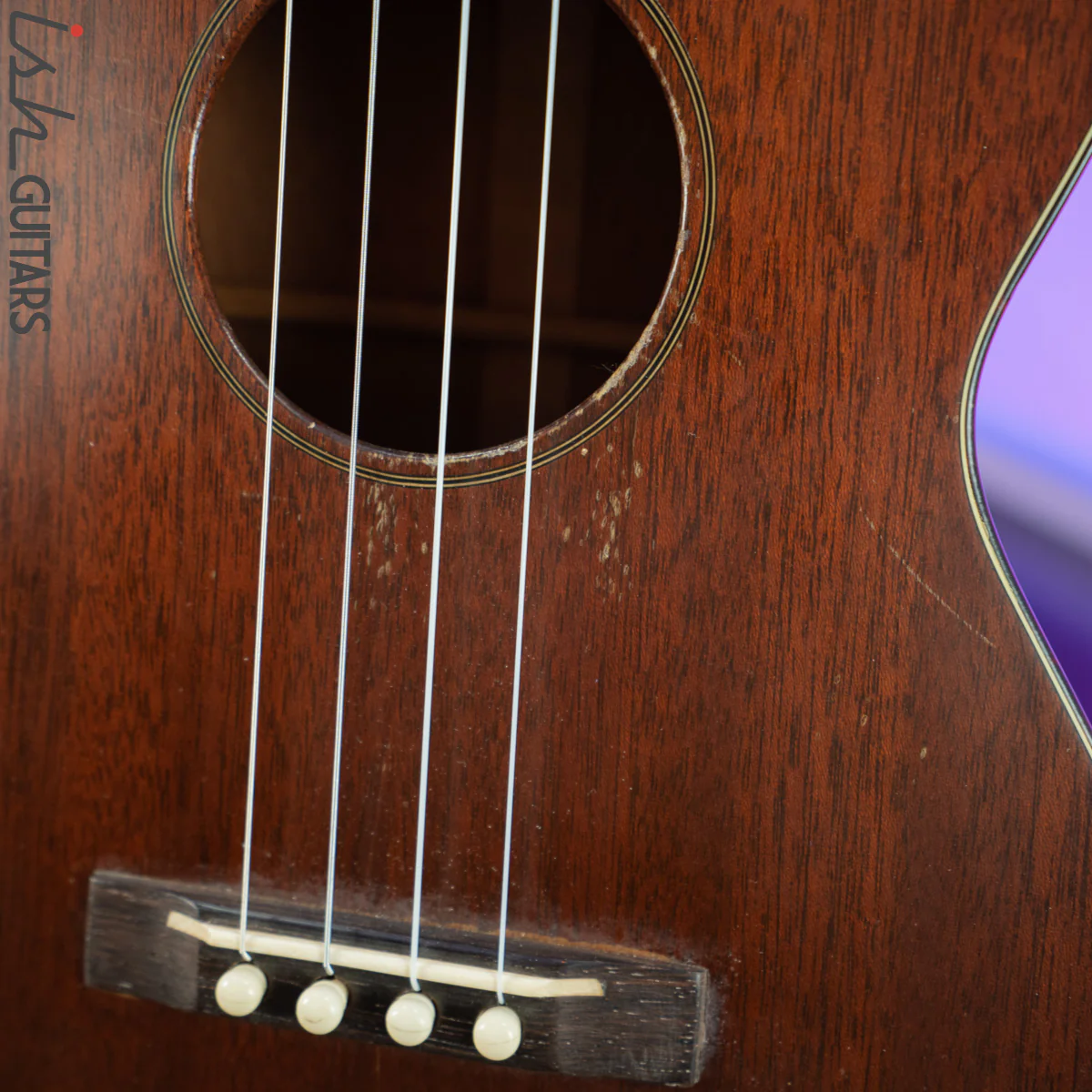 1960s Martin Baritone Ukulele with Planetary Tuners - Image 5