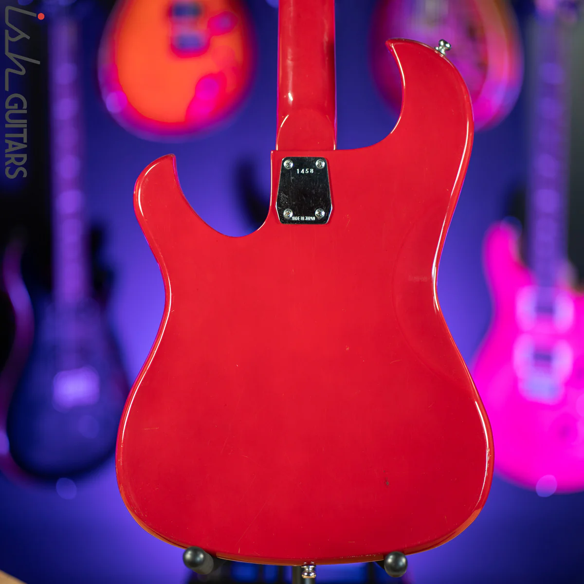 1960s Teisco Domino Red Electric Guitar MIJ - Image 11