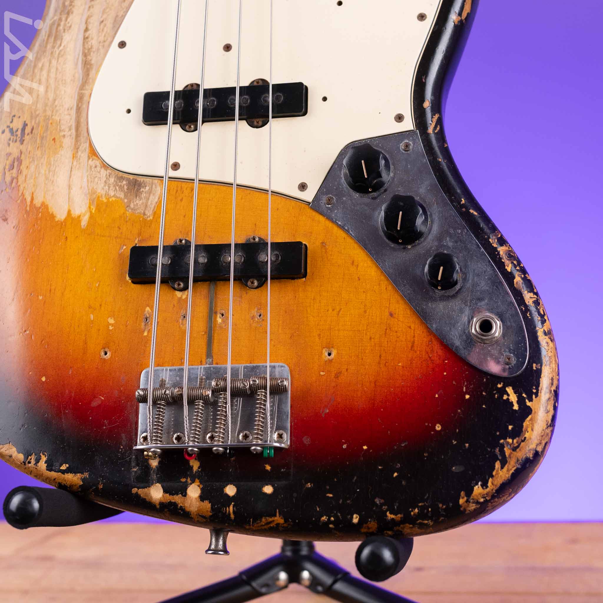 1962 Fender Jazz Bass Sunburst Pre-CBS - Image 4