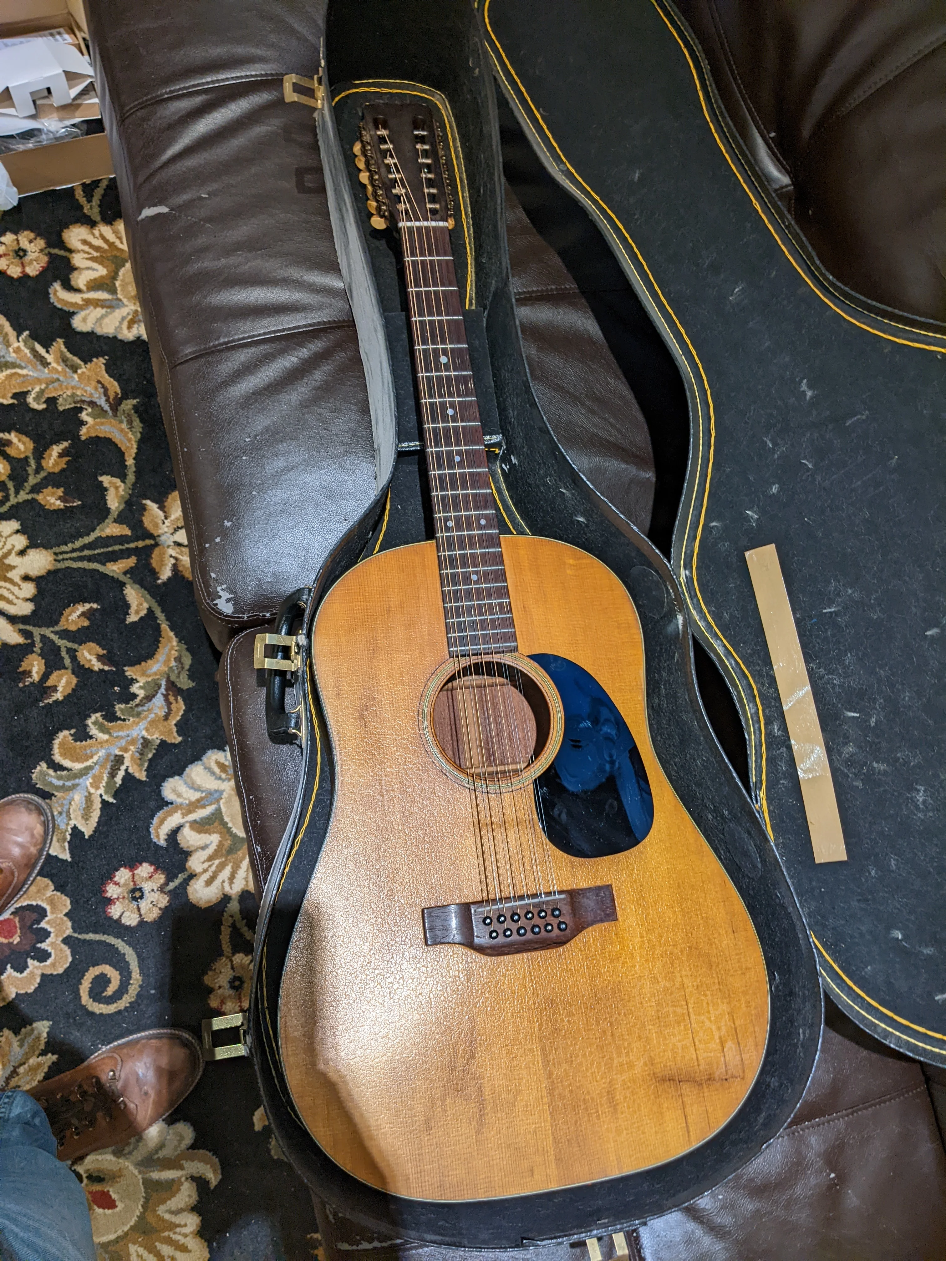 1964 Martin D12-20 12-String Acoustic Guitar Natural - Image 23