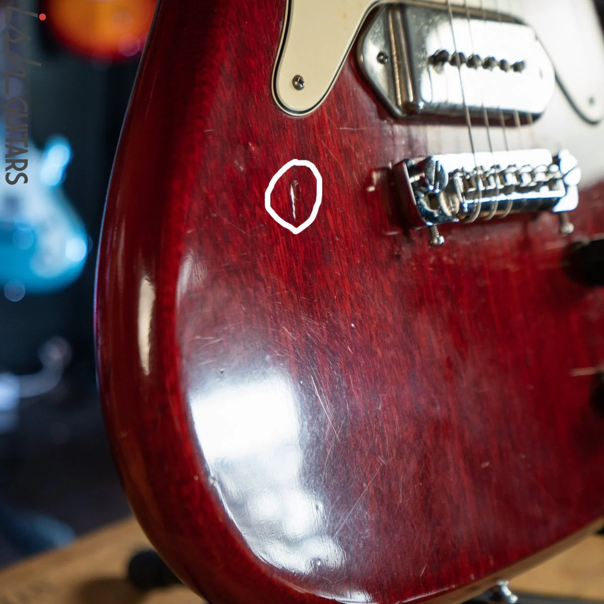 1965 Epiphone SB-533 Coronet Red - Image 21