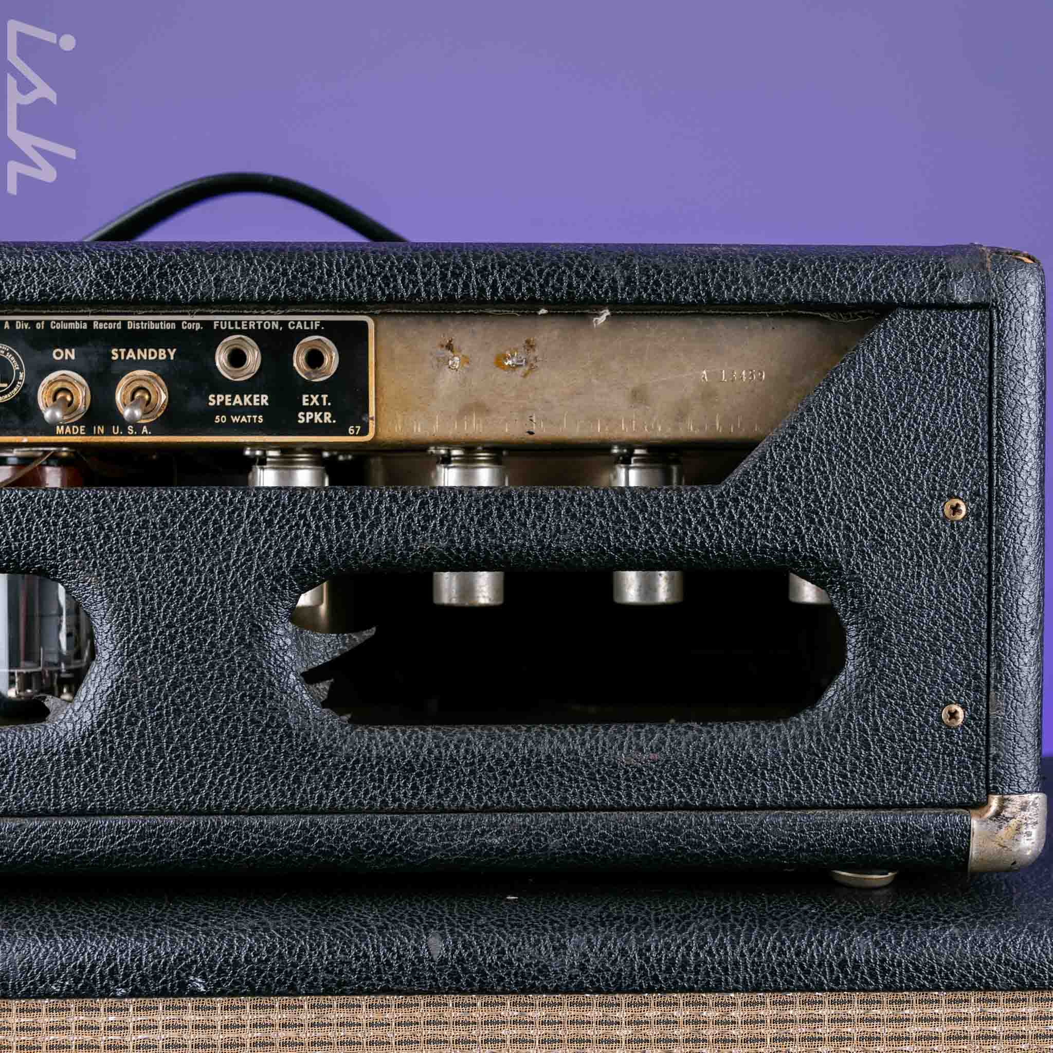 1965 Fender Bassman Head and Cabinet - Image 19