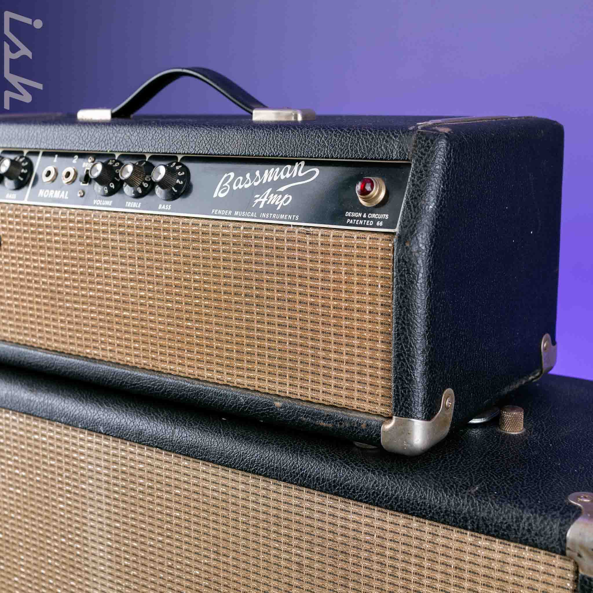 1965 Fender Bassman Head and Cabinet - Image 4