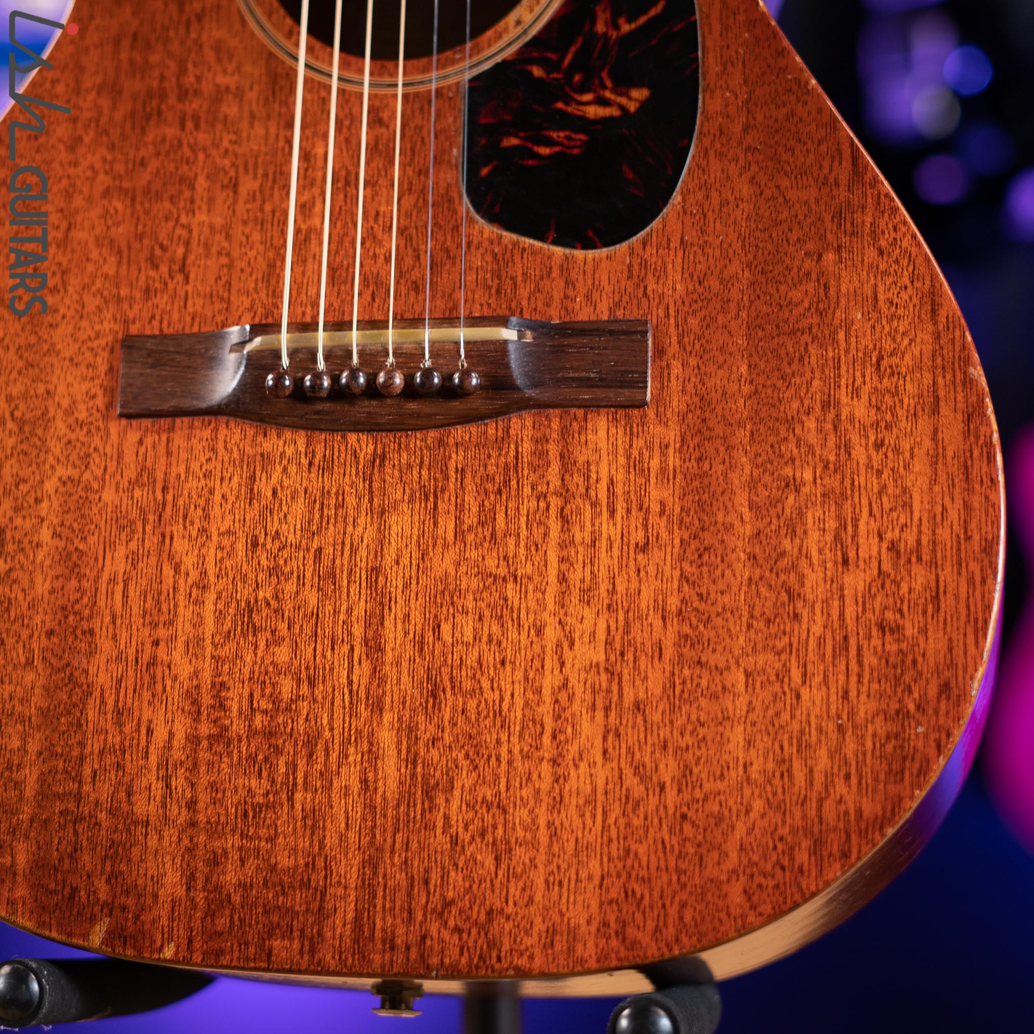 1965 Guild M-20 Acoustic Guitar Natural - Image 4