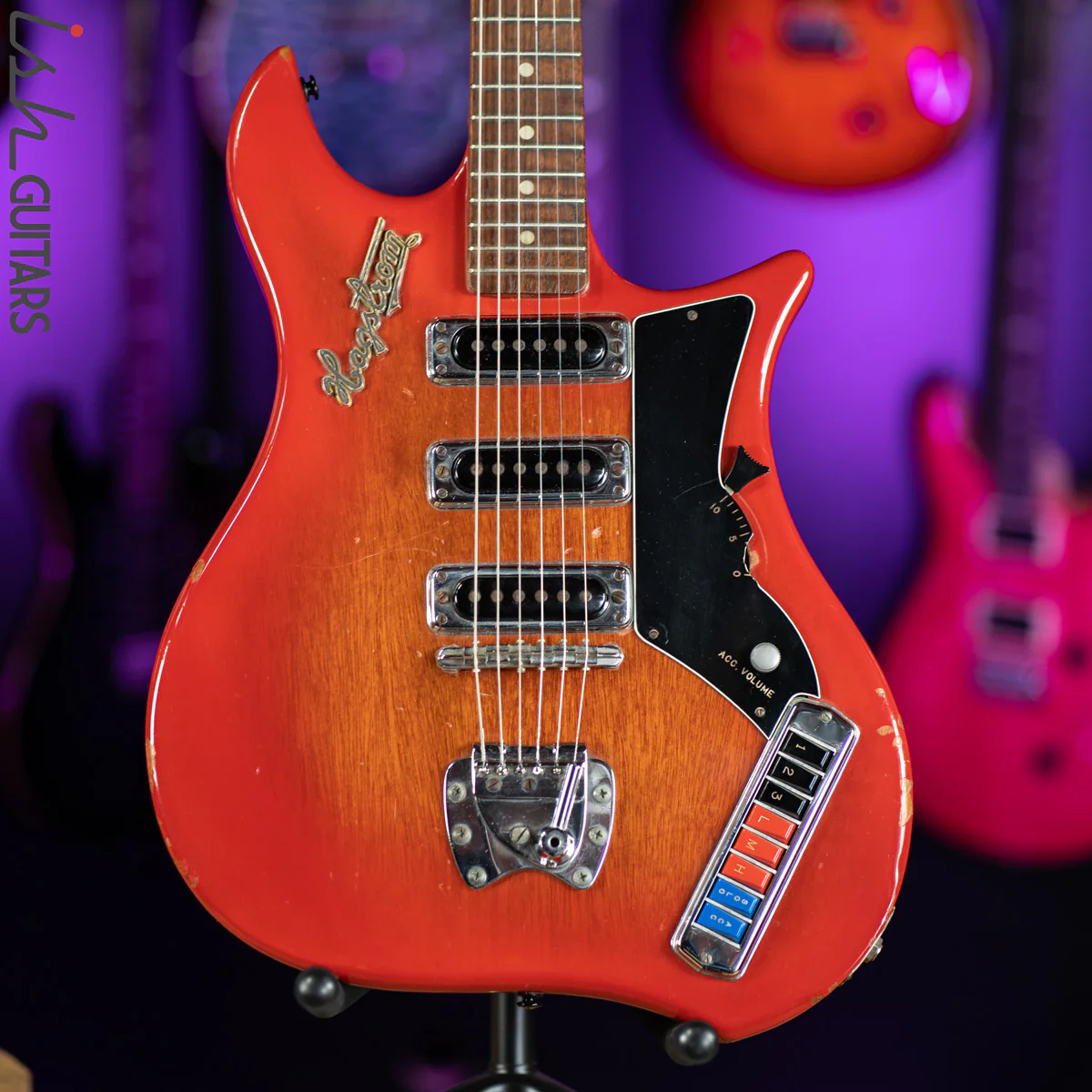 1965 Hagstrom Corvette Red Sunburst