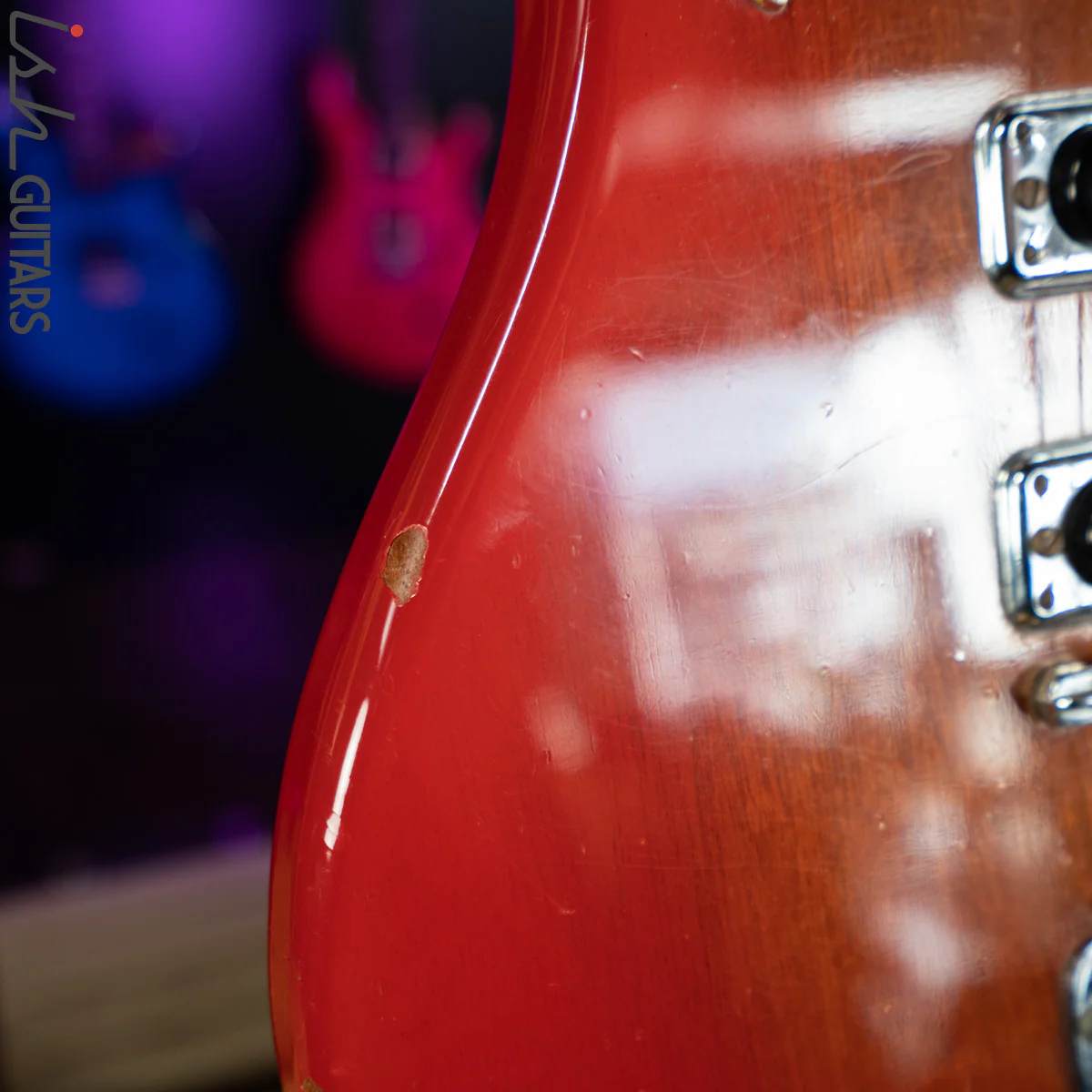 1965 Hagstrom Corvette Red Sunburst - Image 19