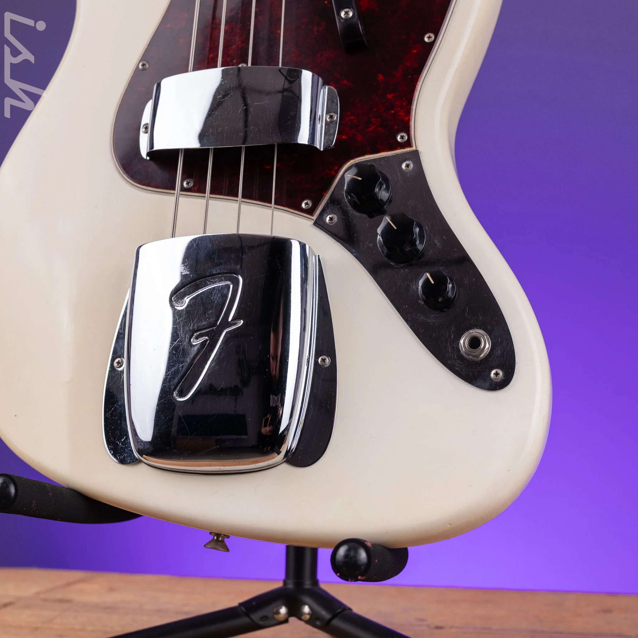 1966 Fender Jazz Bass Refin White - Image 5