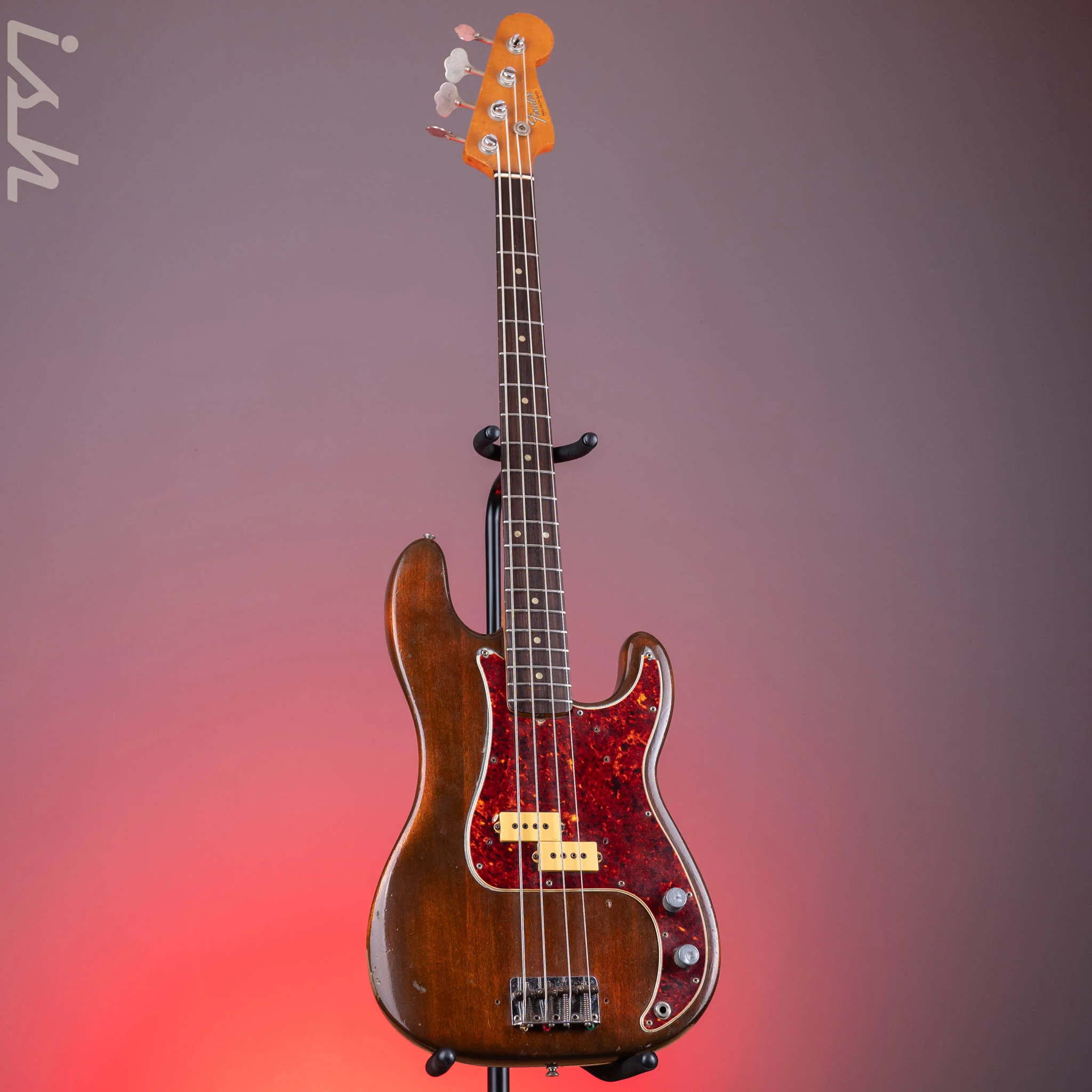 1966 Fender Precision Bass Mocha Brown - Image 2