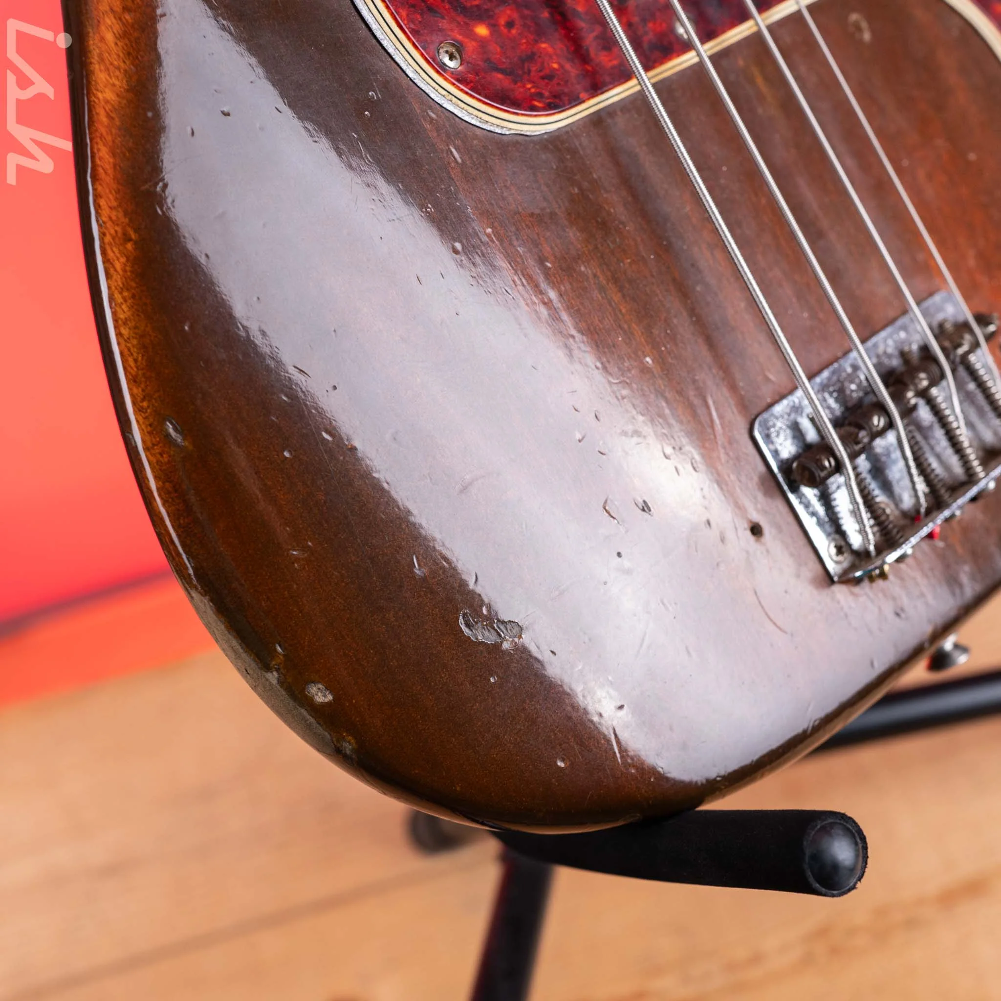 1966 Fender Precision Bass Mocha Brown - Image 5