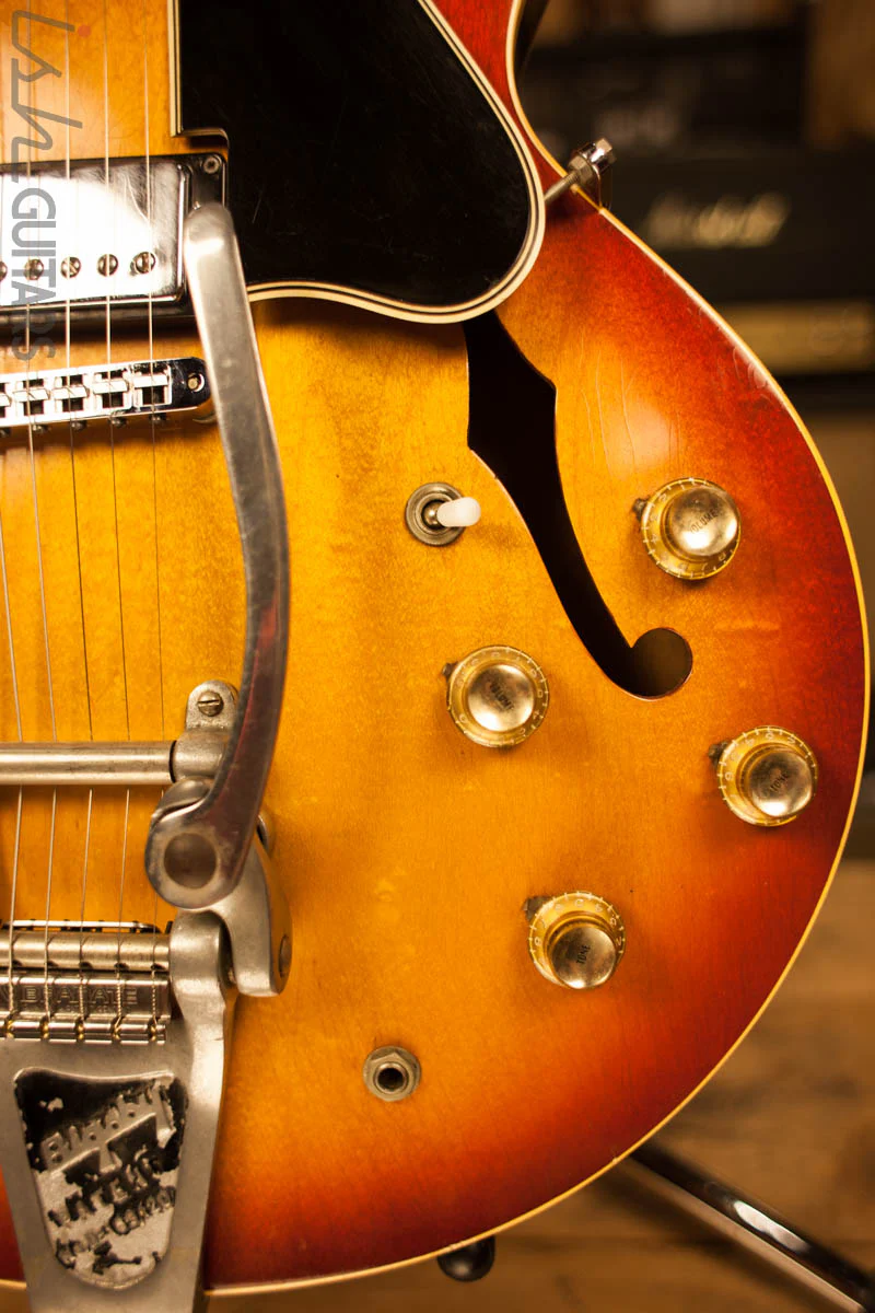 1966 Gibson ES335 TD Sunburst w/ Bigsby (DEMO VIDEO) - Image 5