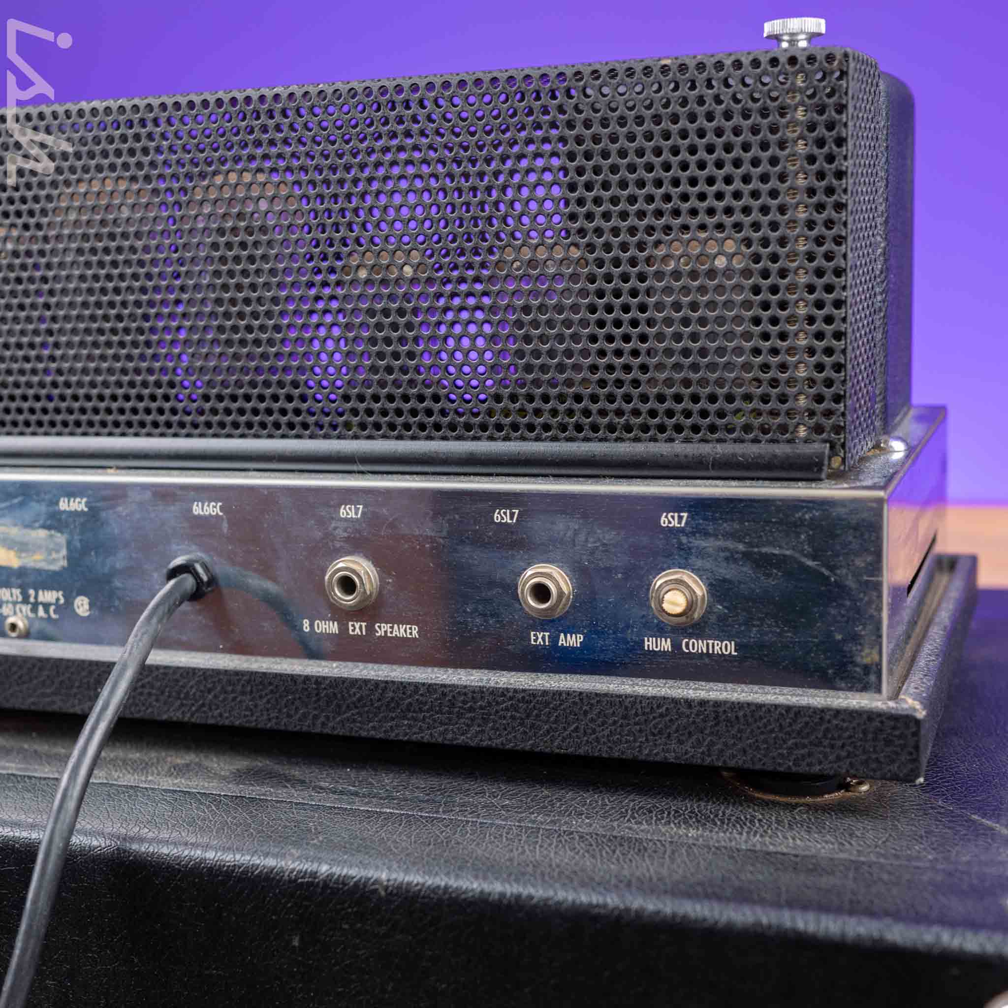 1967 Ampeg B-15N Black Smooth Tolex 1 Owner w/ Warranty Card - Image 17