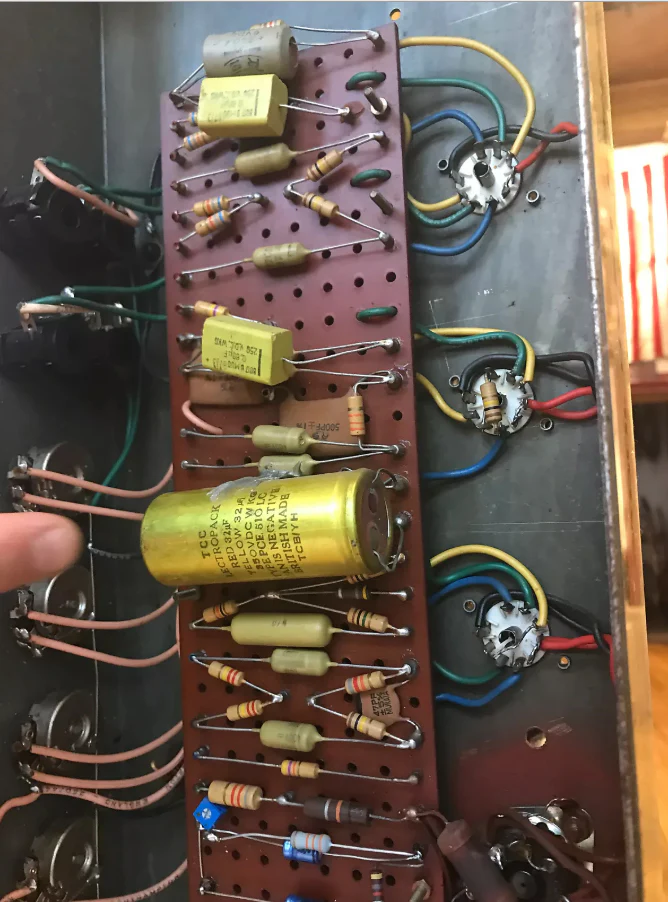 1968 Marshall Plexi Amplifier Head & 68/69 Marshall Slant 4x12 Cabinet w/ Magus Ultimate Attenuator - Image 10