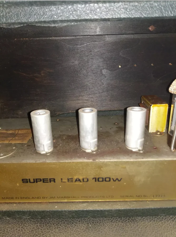 1968 Marshall Plexi Amplifier Head & 68/69 Marshall Slant 4x12 Cabinet w/ Magus Ultimate Attenuator - Image 13