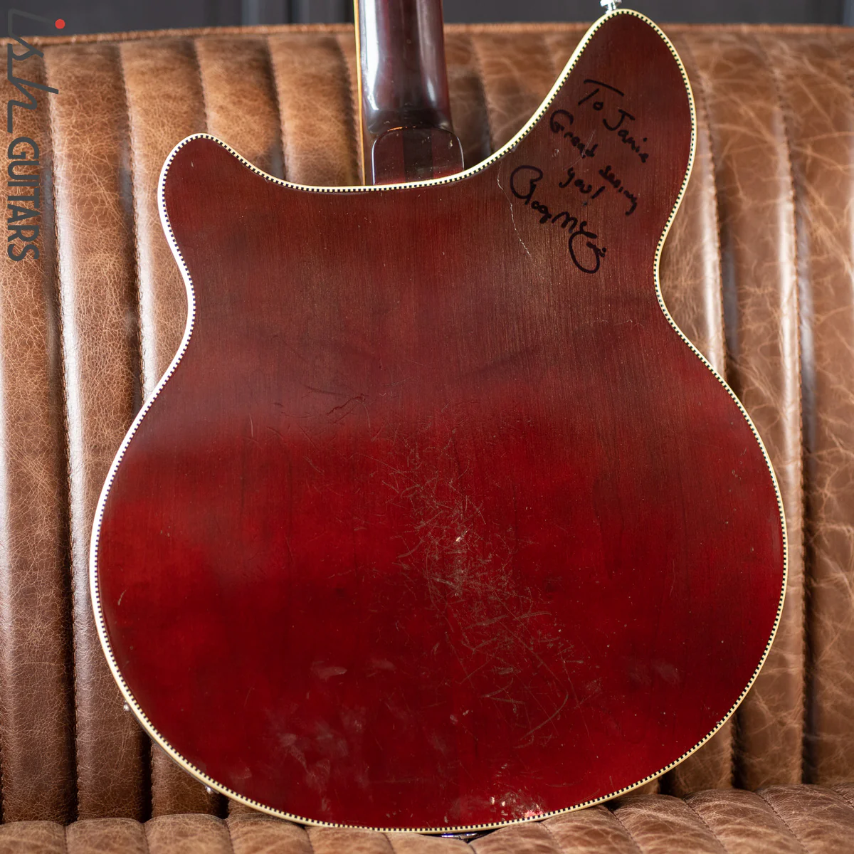 1968 Rickenbacker 360/12 Burgundyglo RARE Roger McGuinn Signed - Image 10