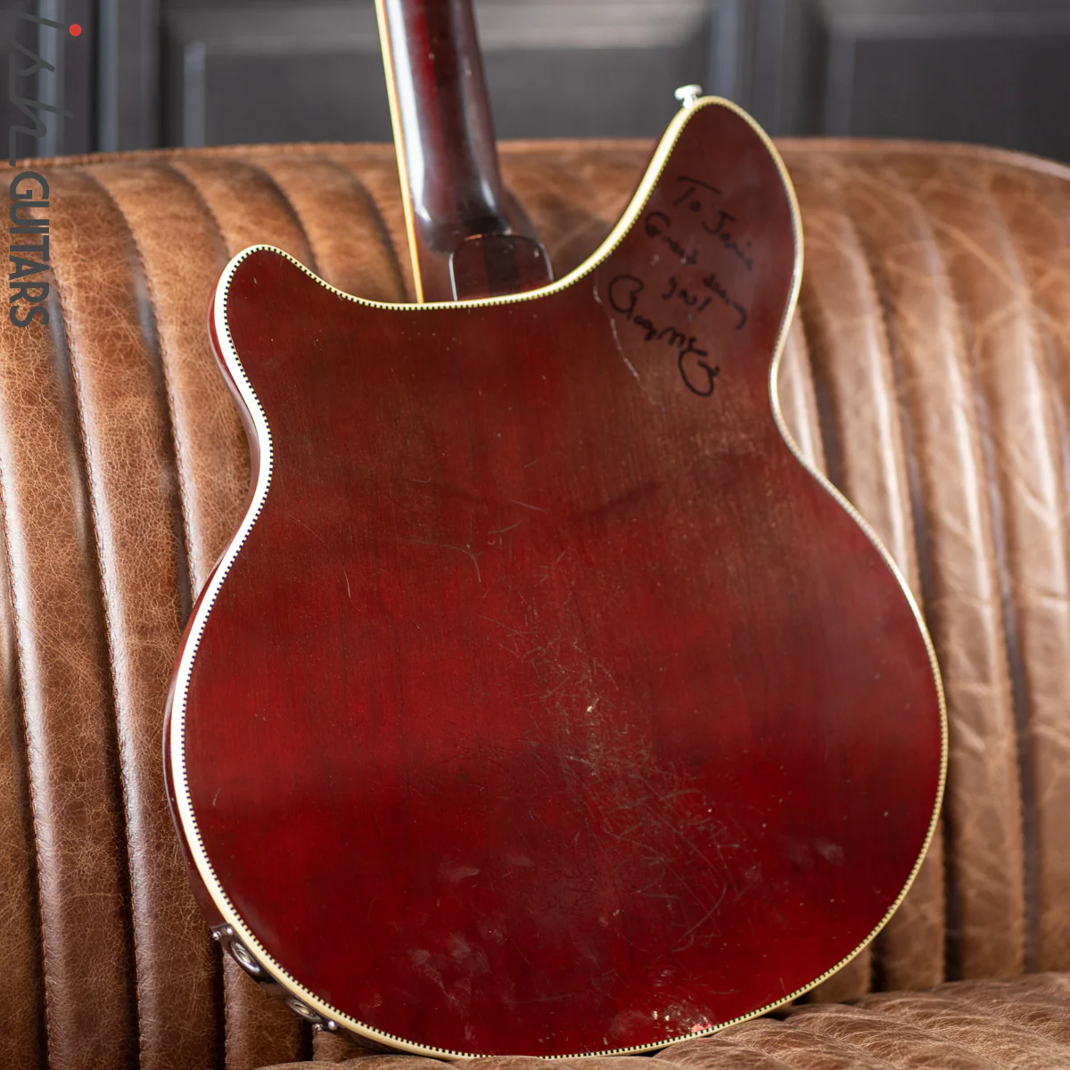 1968 Rickenbacker 360/12 Burgundyglo RARE Roger McGuinn Signed - Image 14