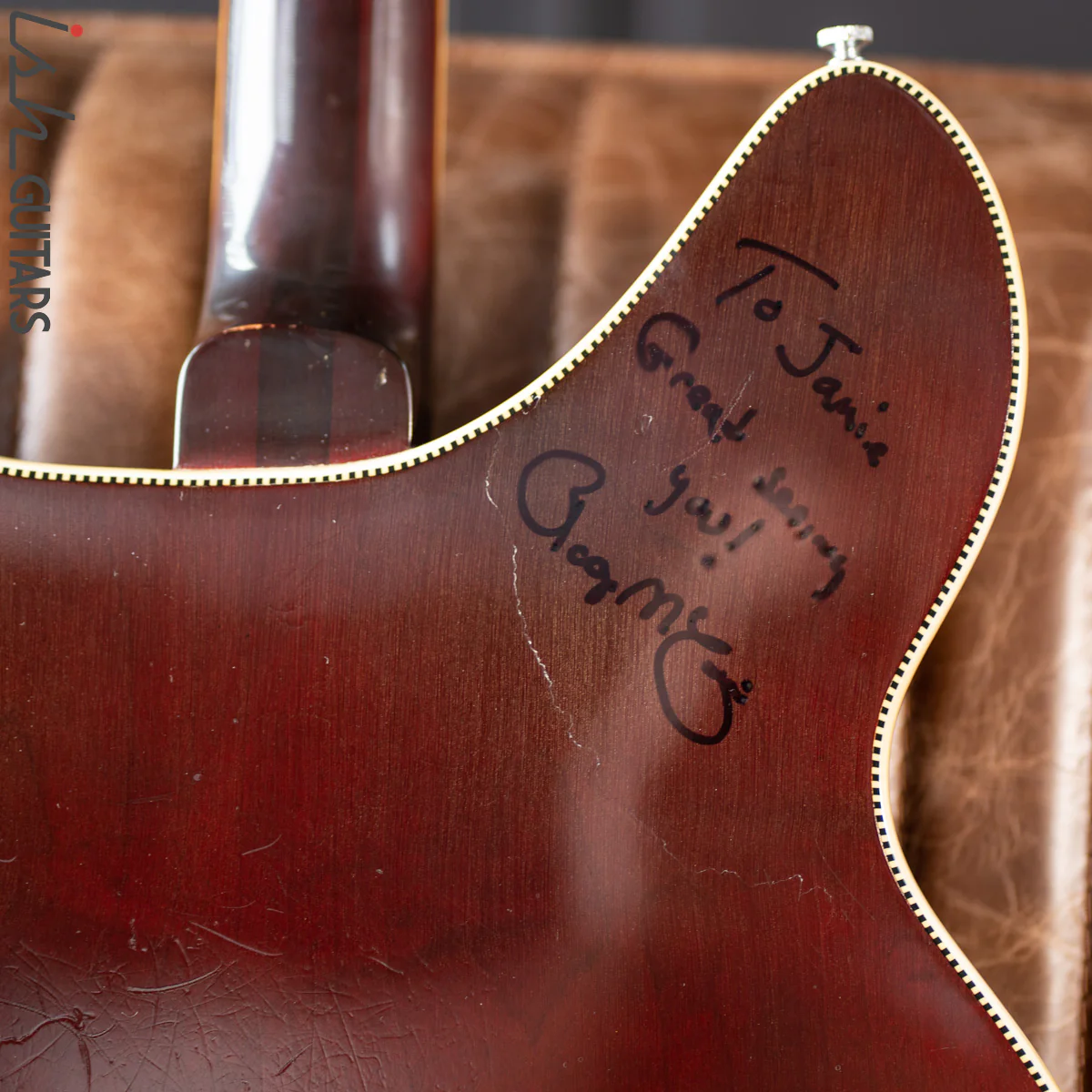 1968 Rickenbacker 360/12 Burgundyglo RARE Roger McGuinn Signed - Image 15