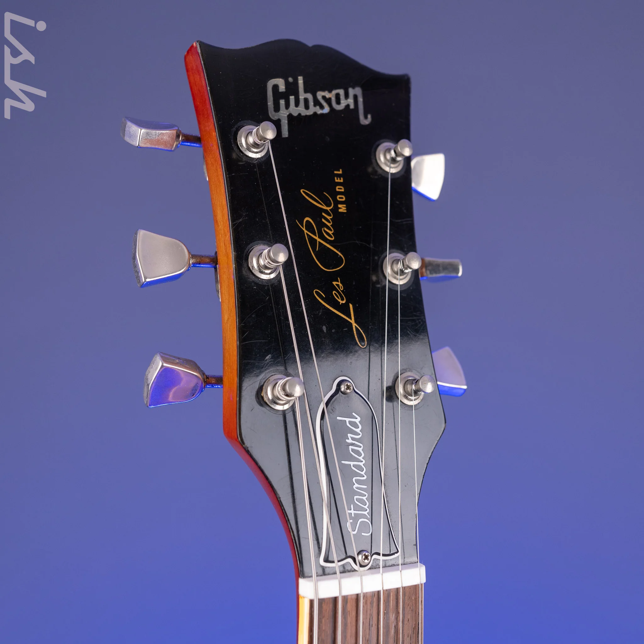 1970's Gibson Les Paul Deluxe Cherry Sunburst w/ Gibson Embossed T-Top Pickup - Image 10