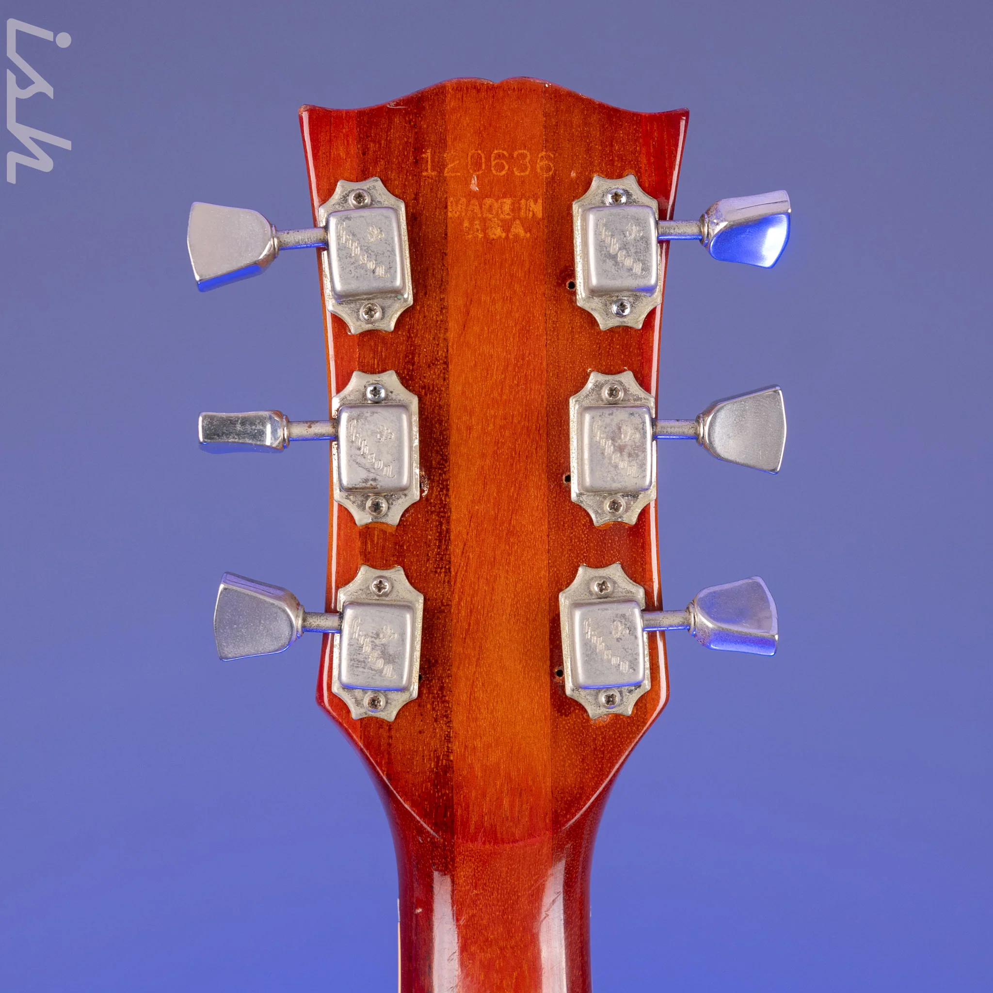 1970's Gibson Les Paul Deluxe Cherry Sunburst w/ Gibson Embossed T-Top Pickup - Image 17