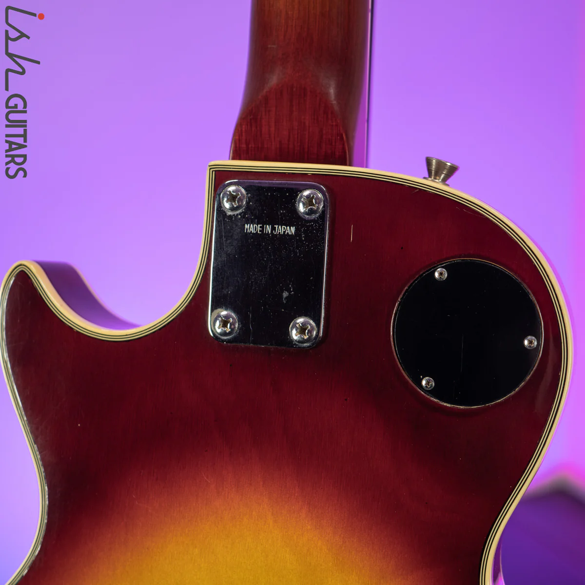 1970s Lark Japanese Les Paul Copy Cherry Sunburst - Image 11