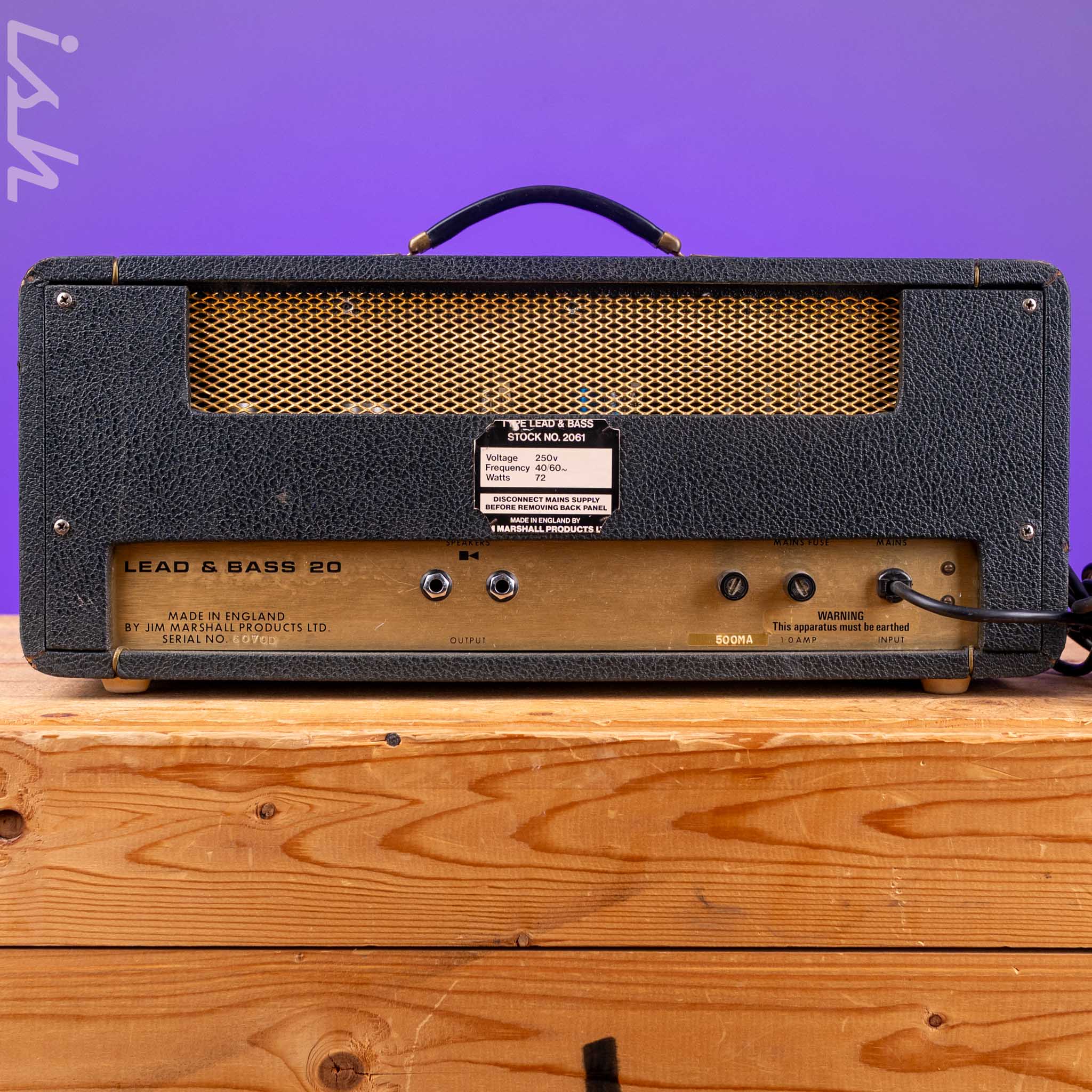 1972 Marshall JMP Lead & Bass 20 - Image 5