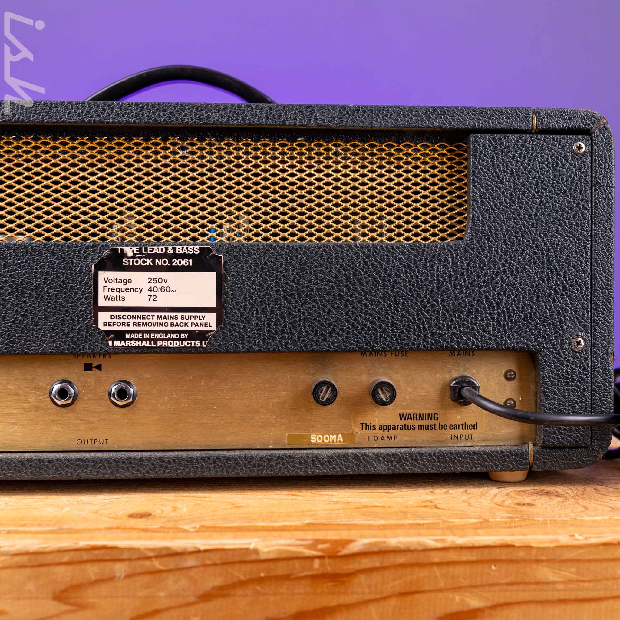 1972 Marshall JMP Lead & Bass 20 - Image 7