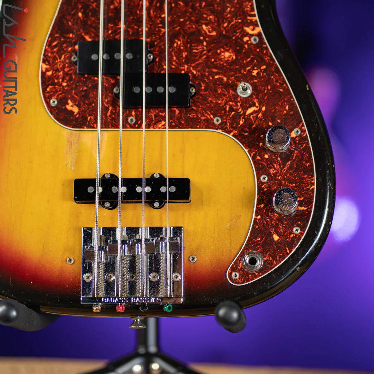 1973-74 Fender Precision Bass Sunburst w/ New Fender USA Neck - Image 4