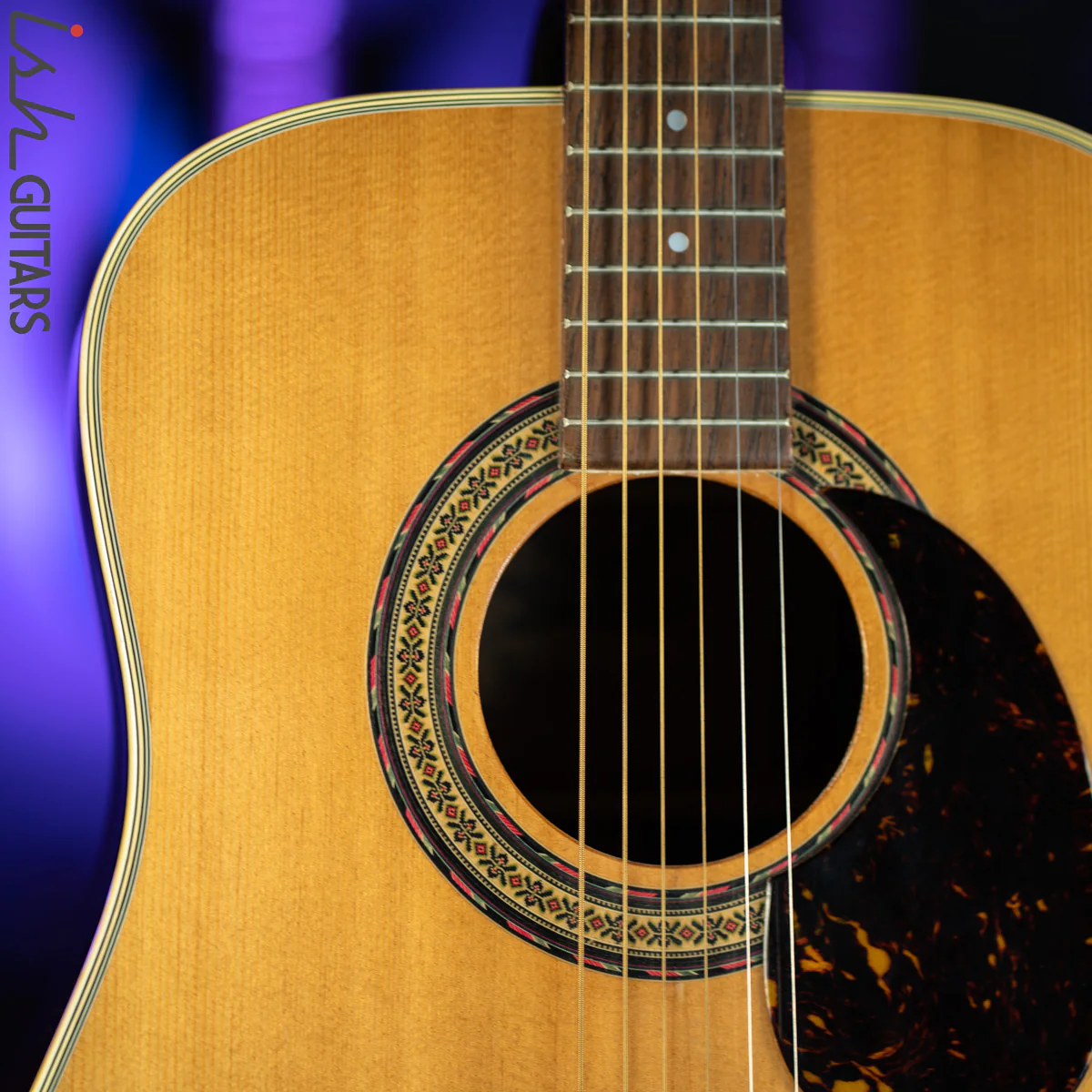 1974 Alvarez 5043 Acoustic Guitar Natural - Image 3