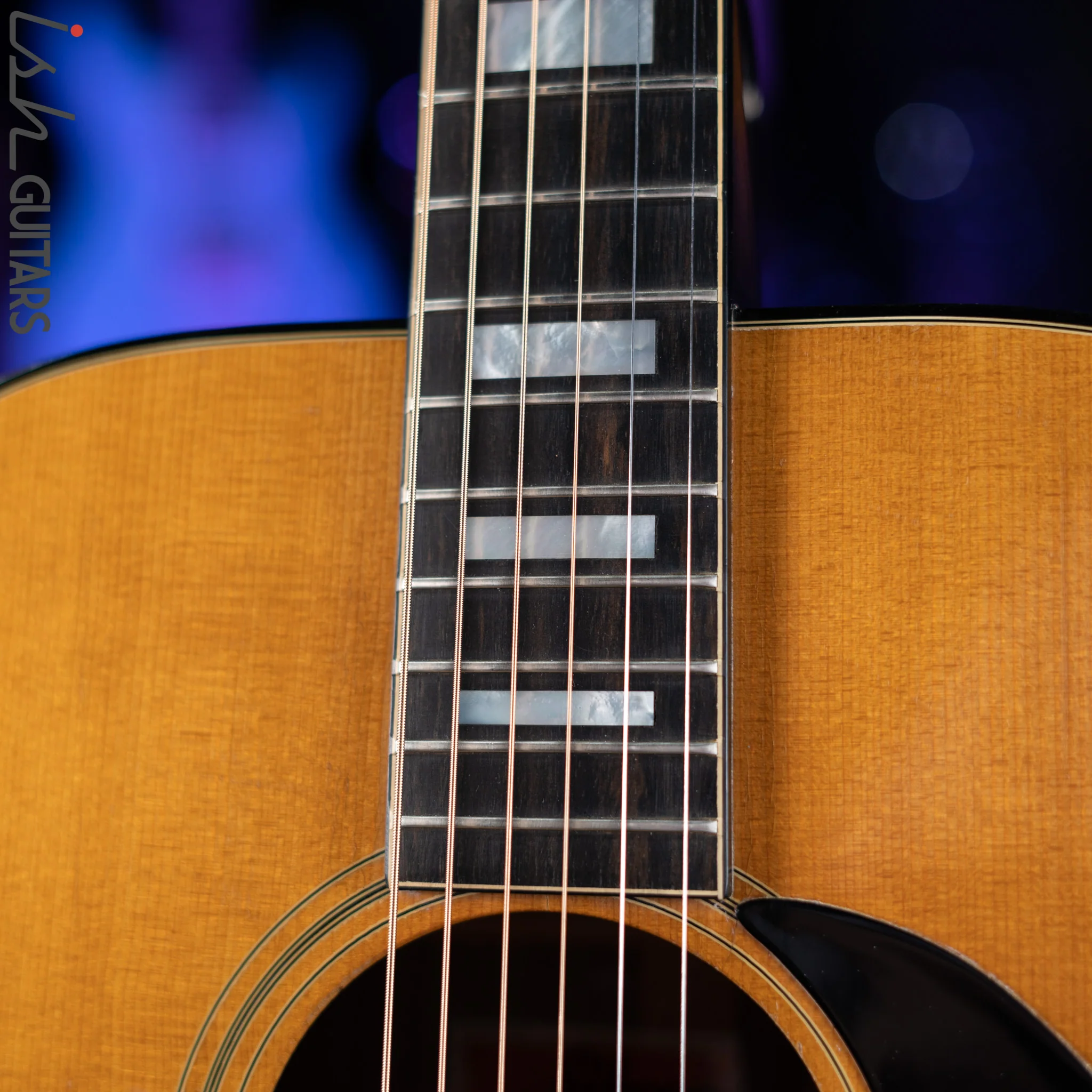 1974 Gibson Heritage Custom Acoustic Guitar Natural - Image 3