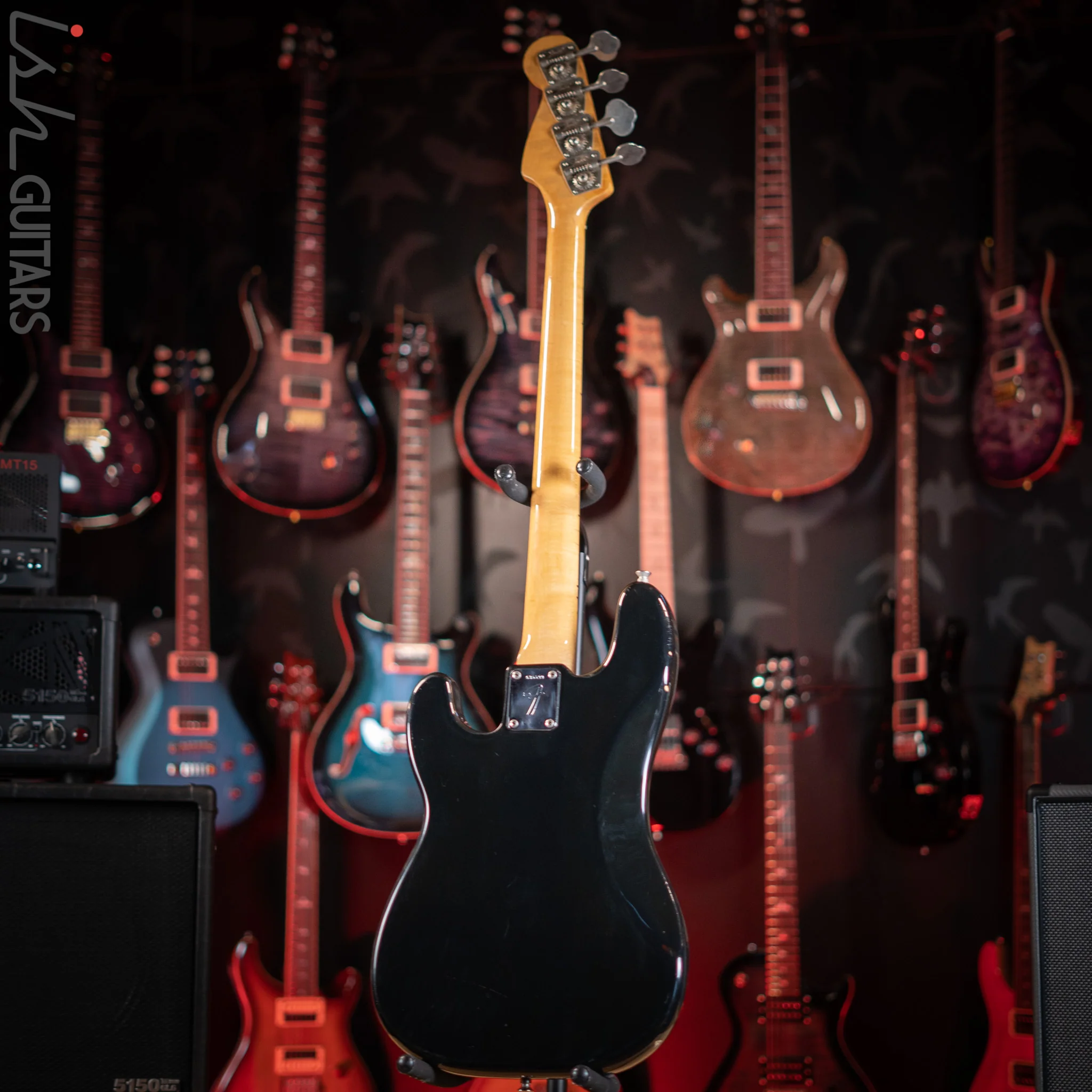 1976 Fender Precision Bass Black - Image 14