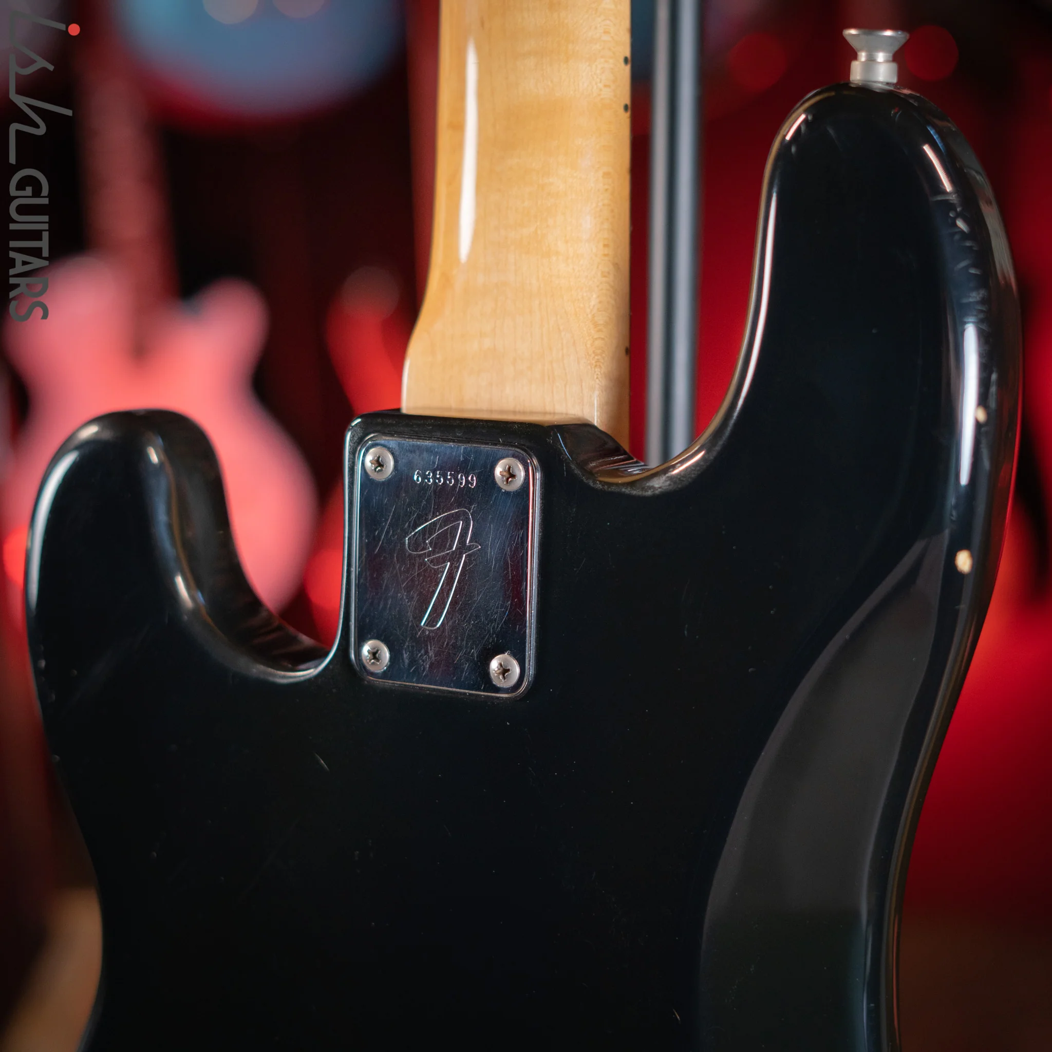 1976 Fender Precision Bass Black - Image 16