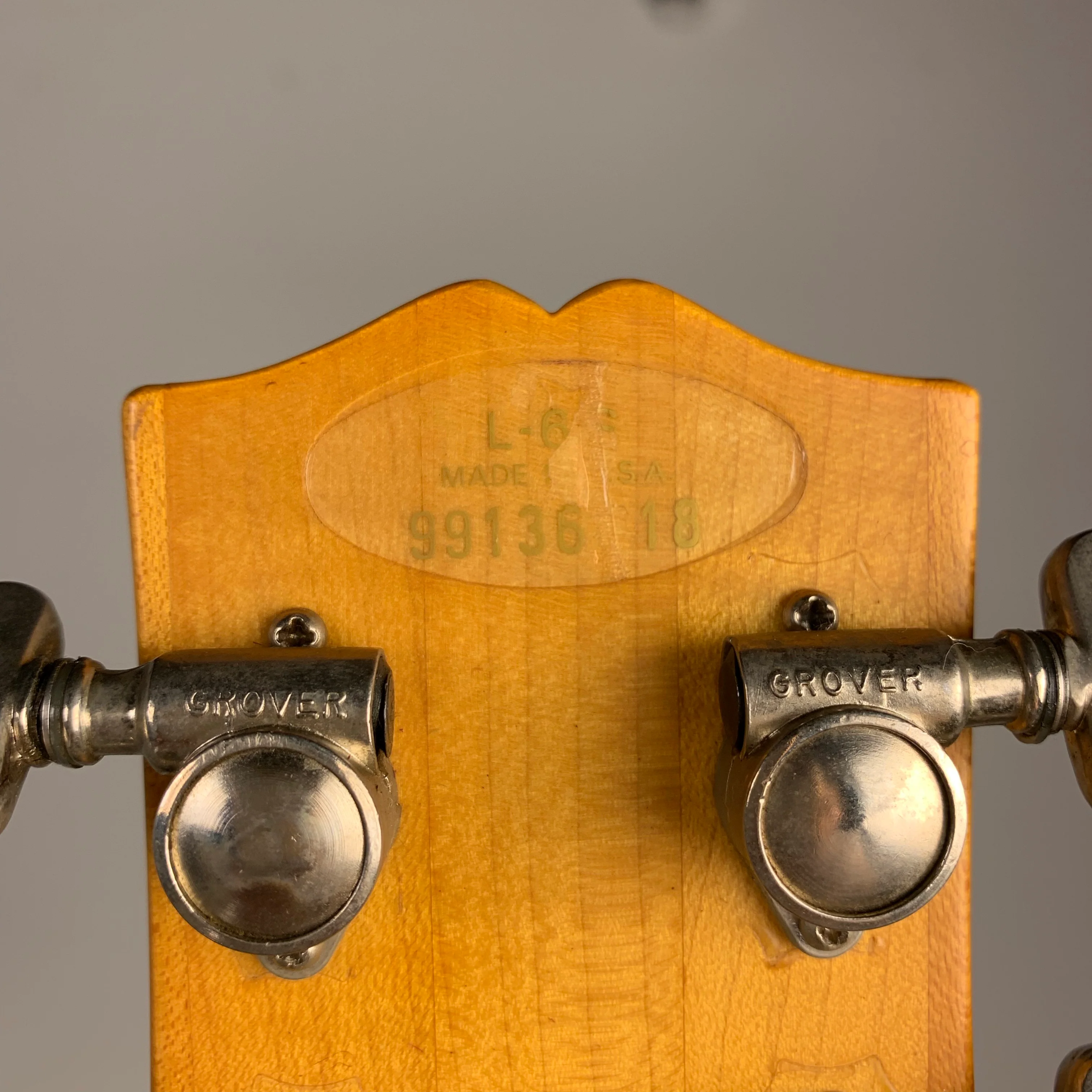 1976 Gibson L6-S Natural - Image 17
