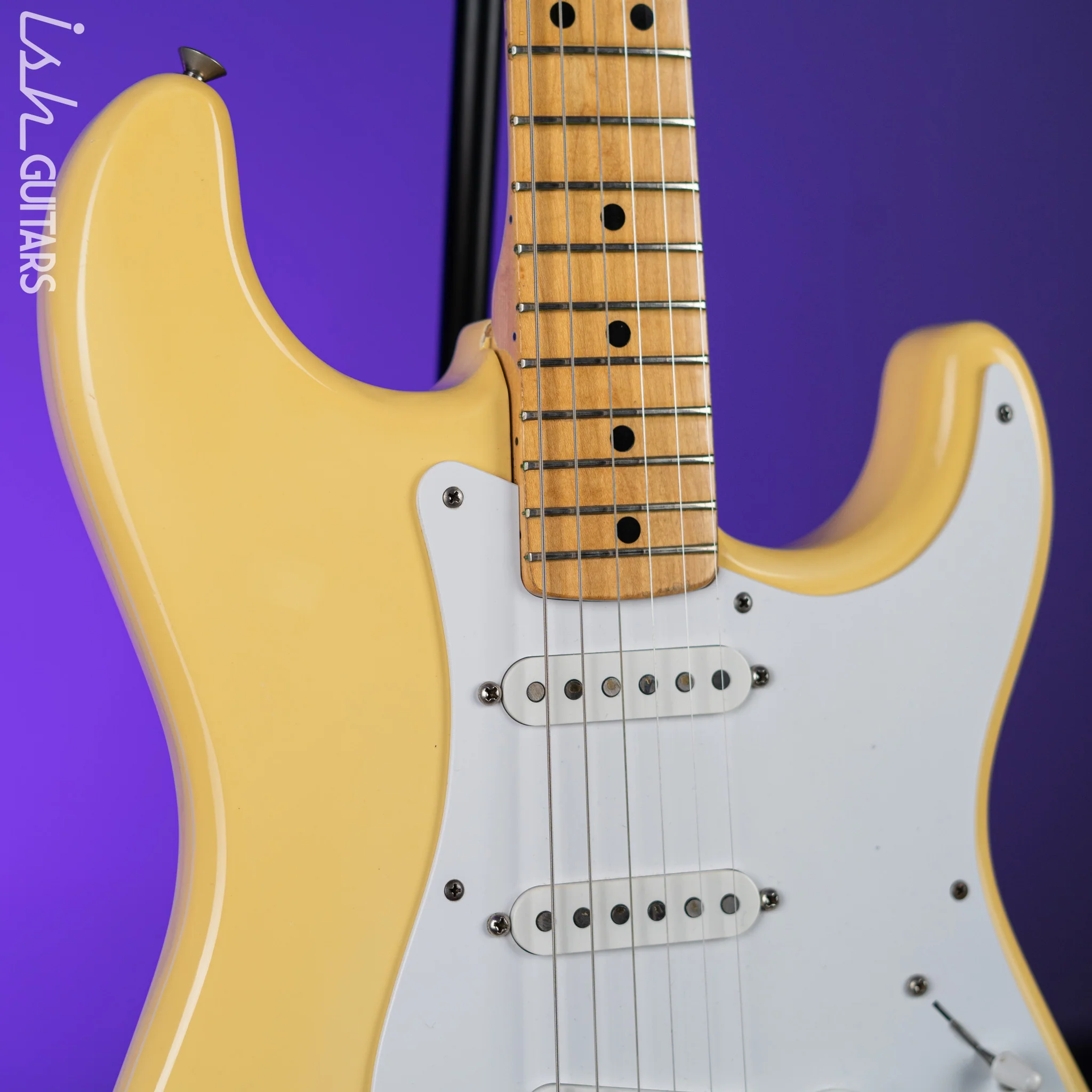 1977 Fender USA Stratocaster Olympic White - Image 3