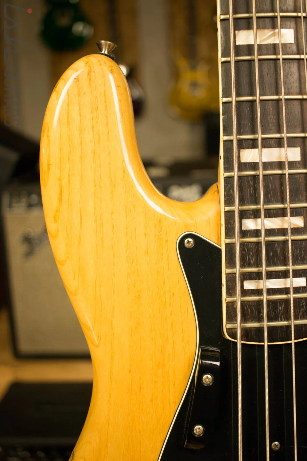 1976 Fender Jazz Bass Ash Natural Original - Image 4