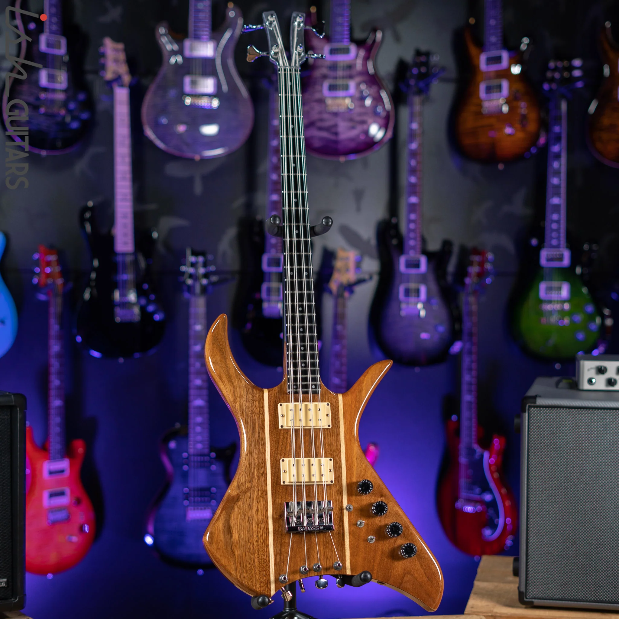 1980 Kramer XL-8 8-String Bass Natural Aluminum Neck - Image 2