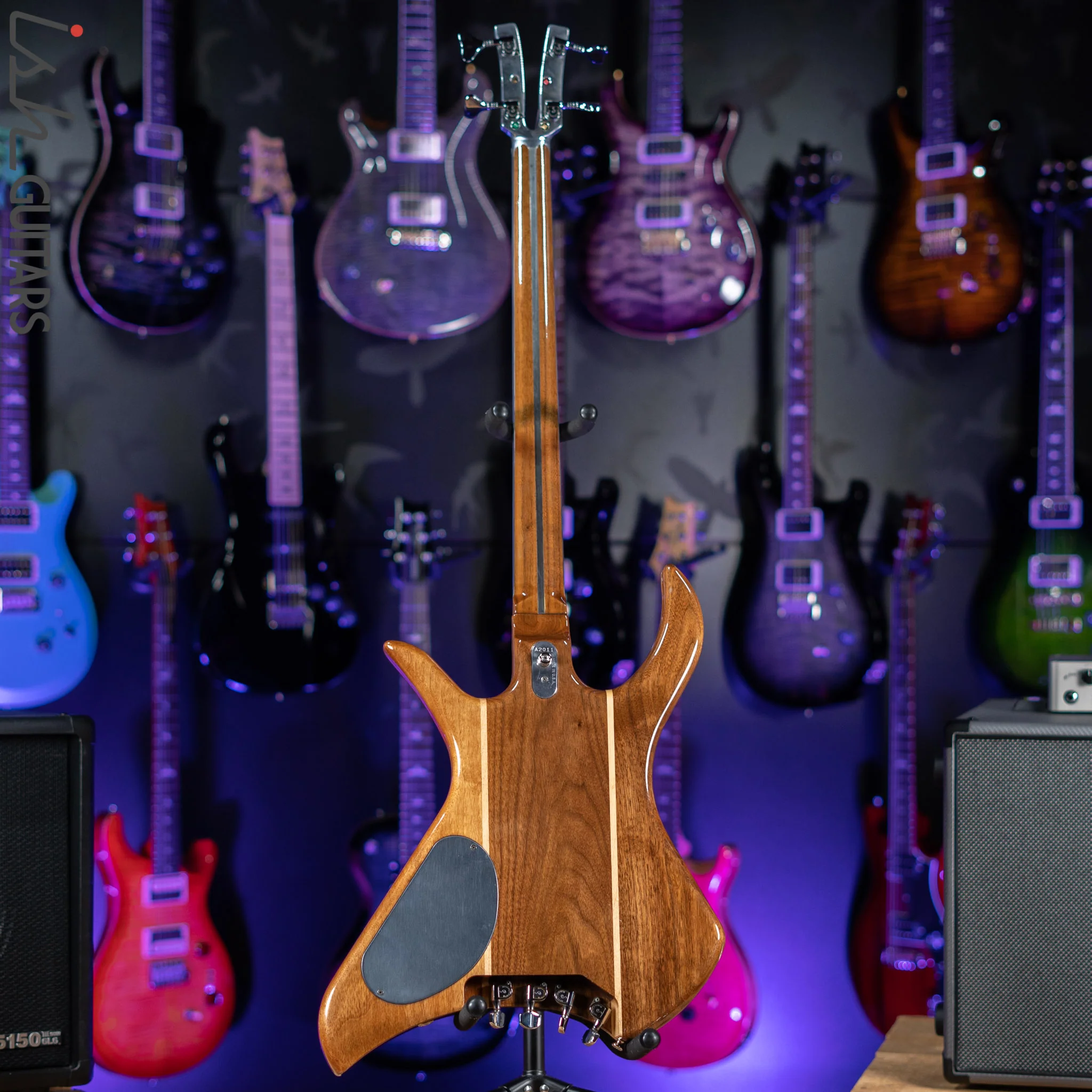 1980 Kramer XL-8 8-String Bass Natural Aluminum Neck - Image 8