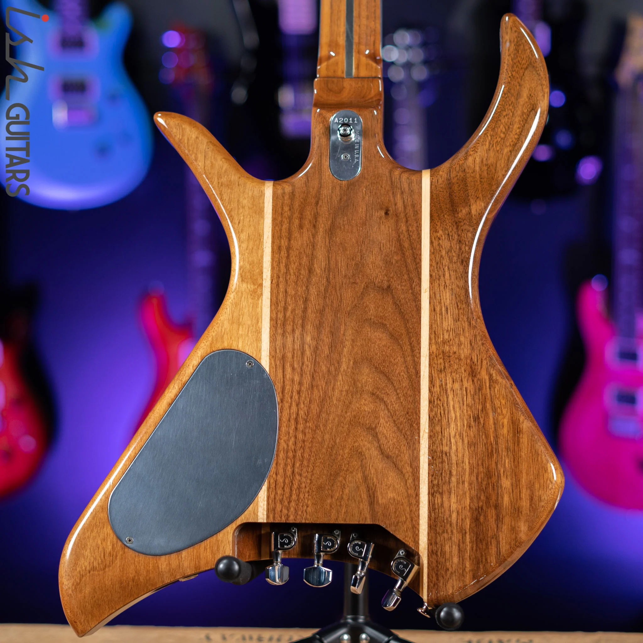 1980 Kramer XL-8 8-String Bass Natural Aluminum Neck - Image 9