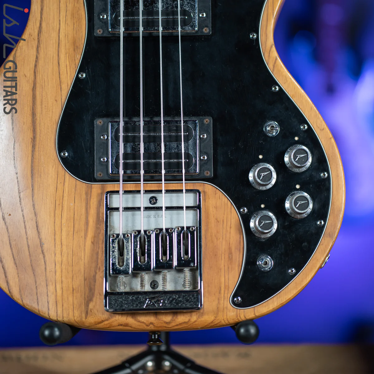 1980 Peavey T-40 FL Fretless Natural - Image 4
