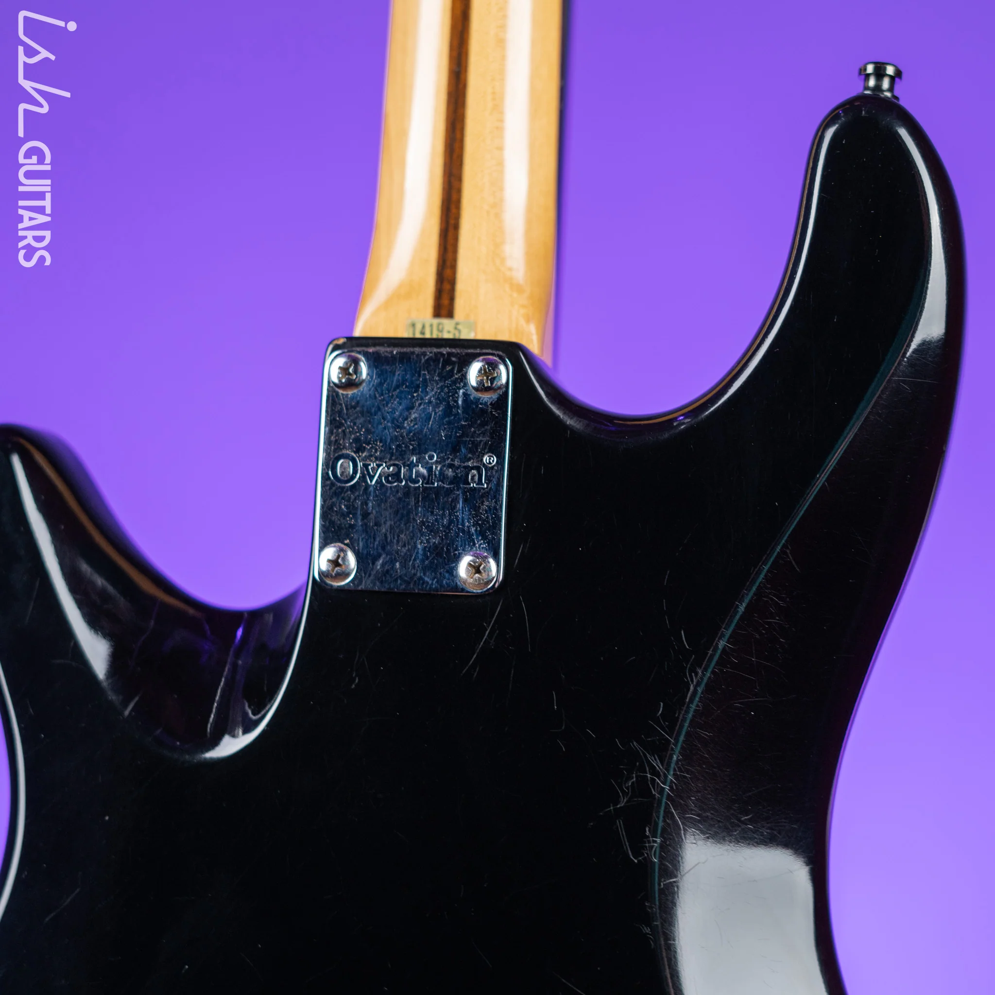 1980’s Ovation Ultra GS Black - Image 14